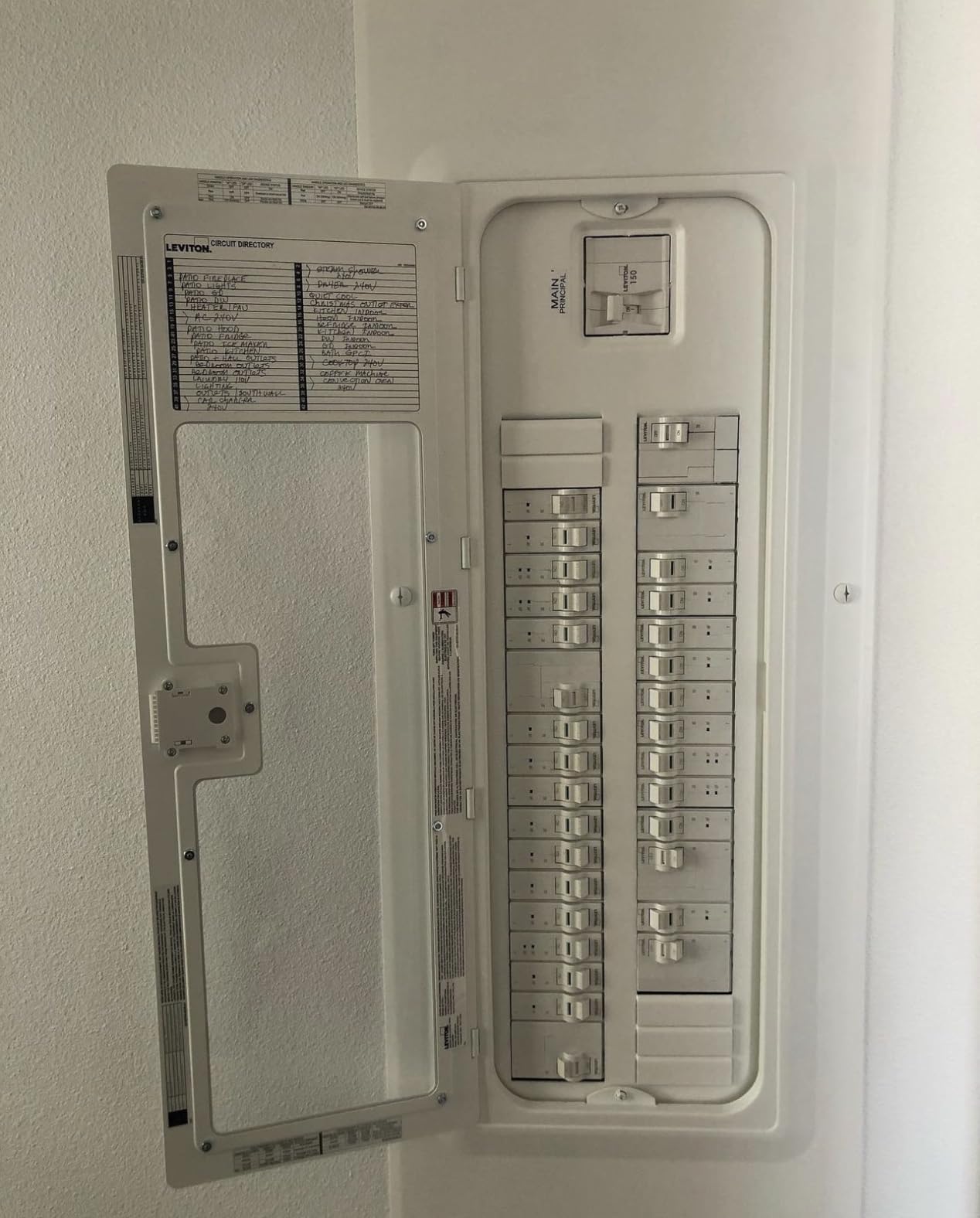 Leviton 20 Space, 20 Circuit Indoor Load Center with 100 Amp Main Circuit Breaker, LP210-BPD customer photo 2