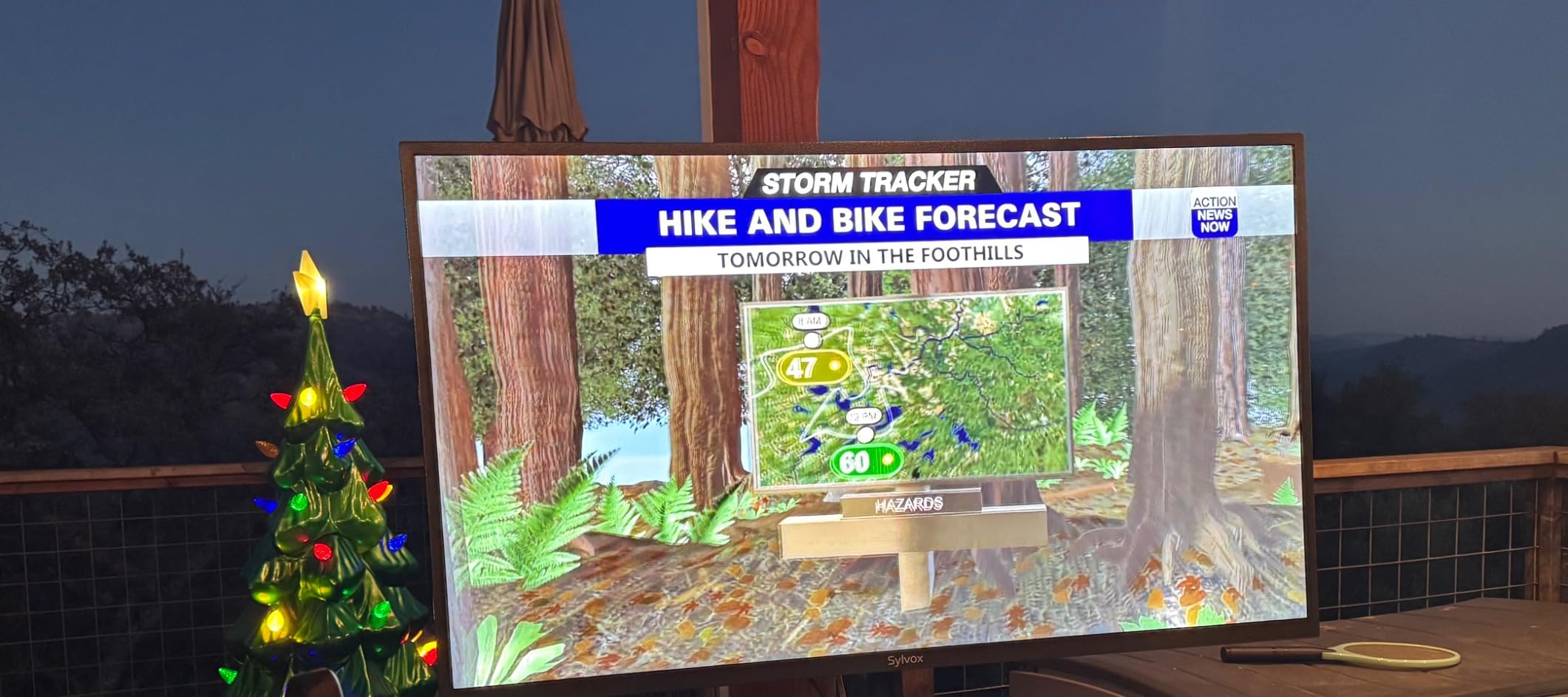 SYLVOX 75 Inch Outdoor Smart TV QLED 4K UHD Waterproof TV, 2000NIT High Brightness Built-in Google Assistant Anti-Glare, Suitable for Outdoor Shaded to Bright Light Areas (PoolproQLED Series) customer photo 1