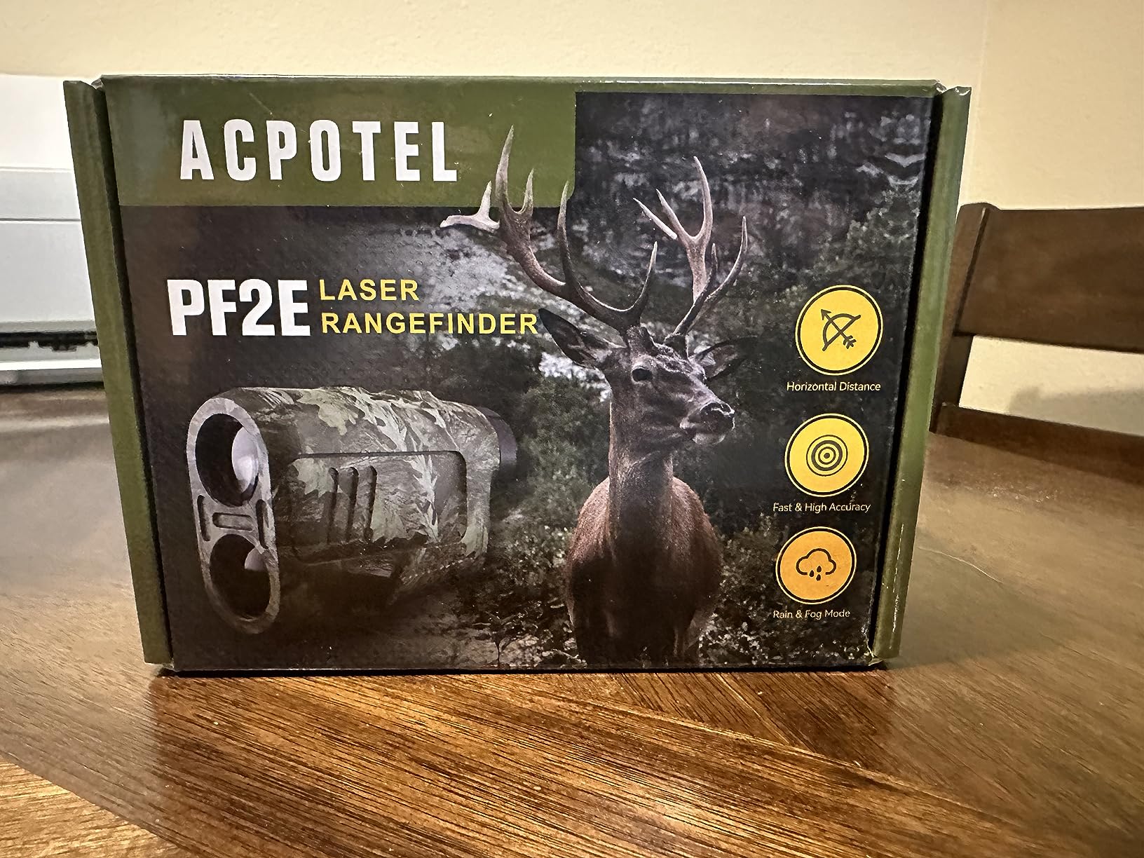 ACPOTEL Precision Hunting Range Finder, ±0.5yd Accuracy, 656/1200Yd Range, 6X Magnification, Rain & Fog Mode, 0.3s Instant Measurement | Lightweight Laser Range Finder for Hunting & Durable customer photo 2