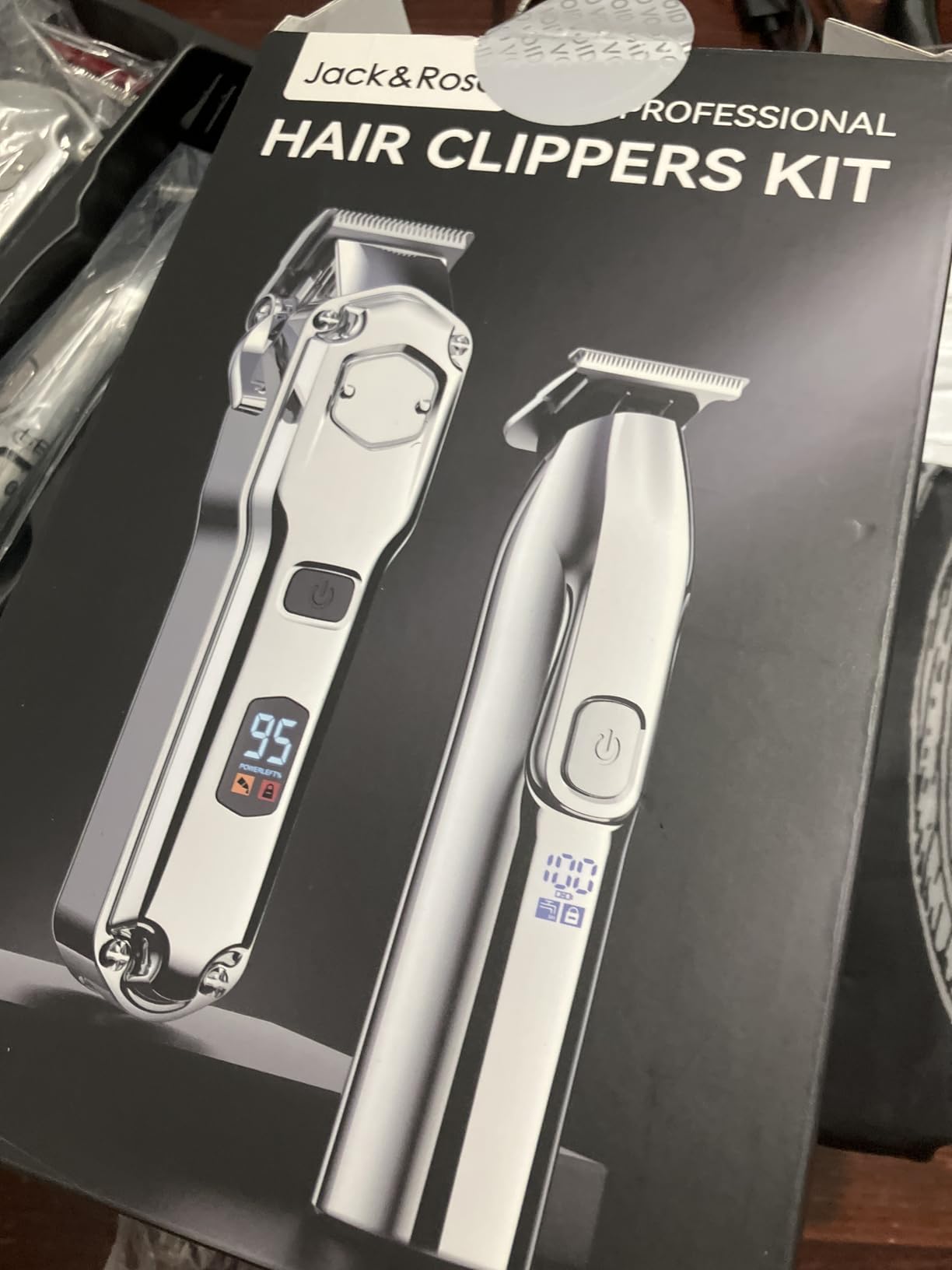 Jack & Rose Clippers and Trimmers Set, Cordless Hair Clippers for Men, Barber Clippers Set customer photo 2