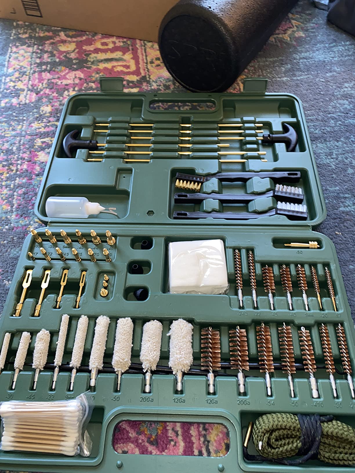 GuardTech Plus Universal Gun Cleaning Kit - Pro-Grade Rifle, Handgun & Shotgun Cleaner with Brass Jags, Rods, Brushes & Patches with .223/5.56 Cleaning Tools, Complete Firearm Maintenance for All Guns customer photo 2