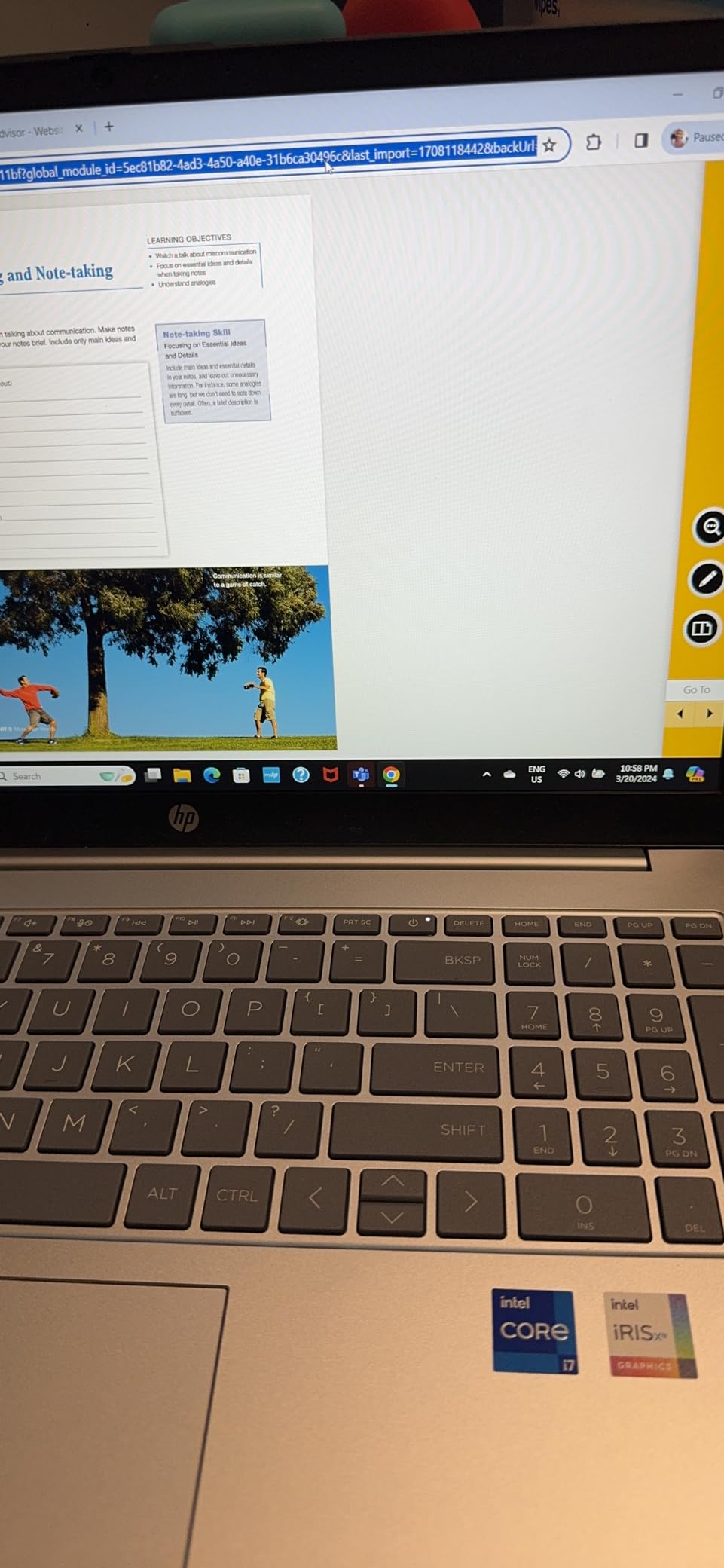 HP 15.6 inch Laptop PC, Processor: 13th Generation Intel Core i7, Graphics: Intel Iris Xe Graphics, 16 GB DDR4-3200 MHz RAM, 512GB SSD, Windows 11 Home (Silver, 15-fd0099nr) customer photo 1