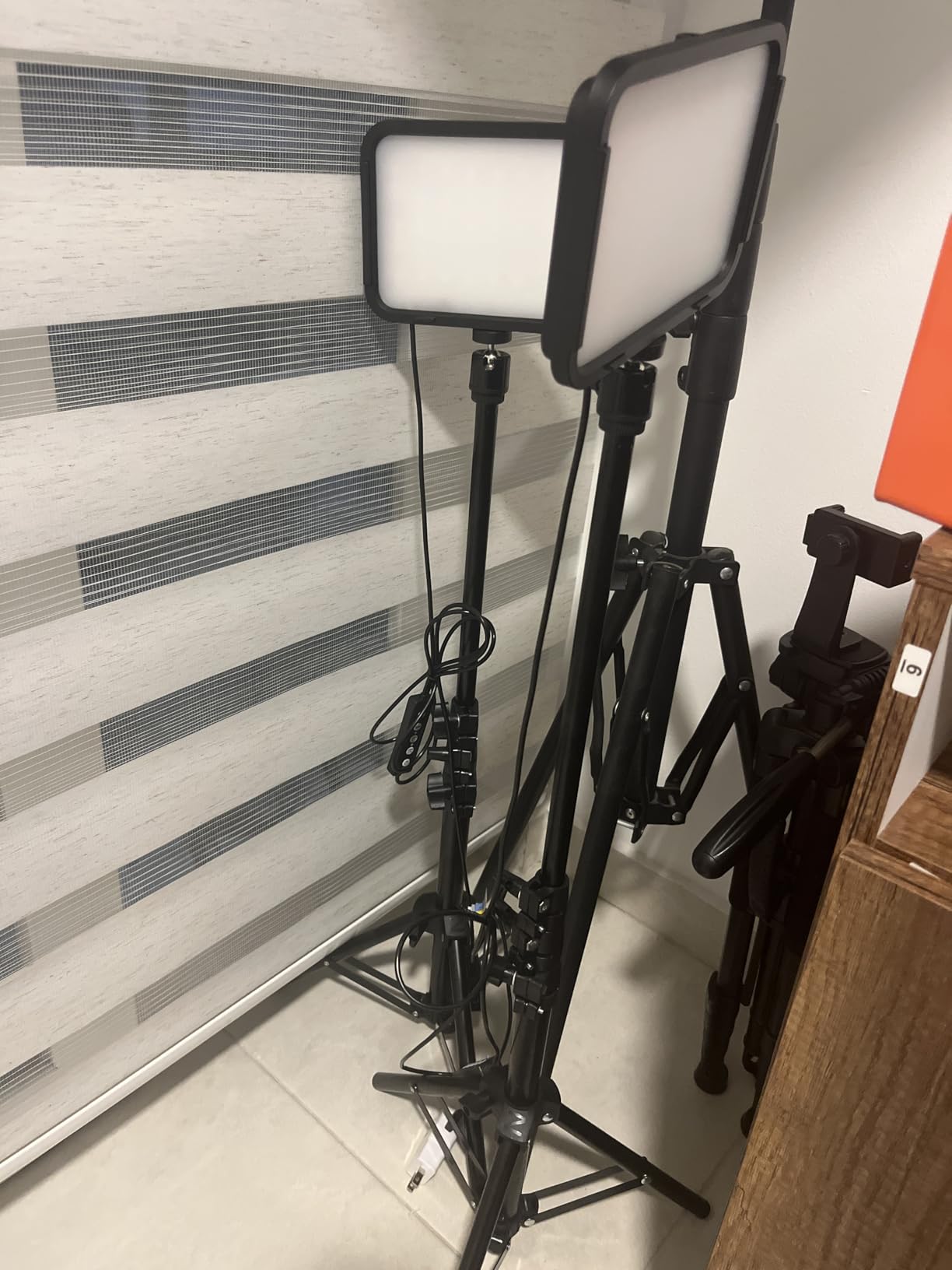 Torjim RGB Photography Video Lighting, Studio Lights with Adjustable Tripod Stand - 16 Color Lighting for Video Recording/YouTube/TikTok/Live Streaming/Make up/Vlogging customer photo 1