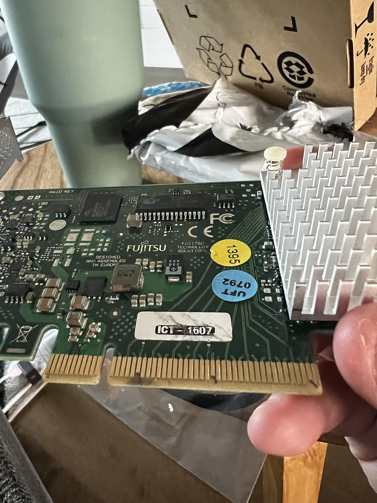 SAS HBA Card Compatible with LSI 9211-8i IT Mode PCIe SATA Expansion Card, 8-Port 6Gbps PCIe 2.0, SAS Expander Support, HBA Controller with 2X SFF-8087 Internal for ZFS TrueNAS unRAID NAS JBOD customer photo 1