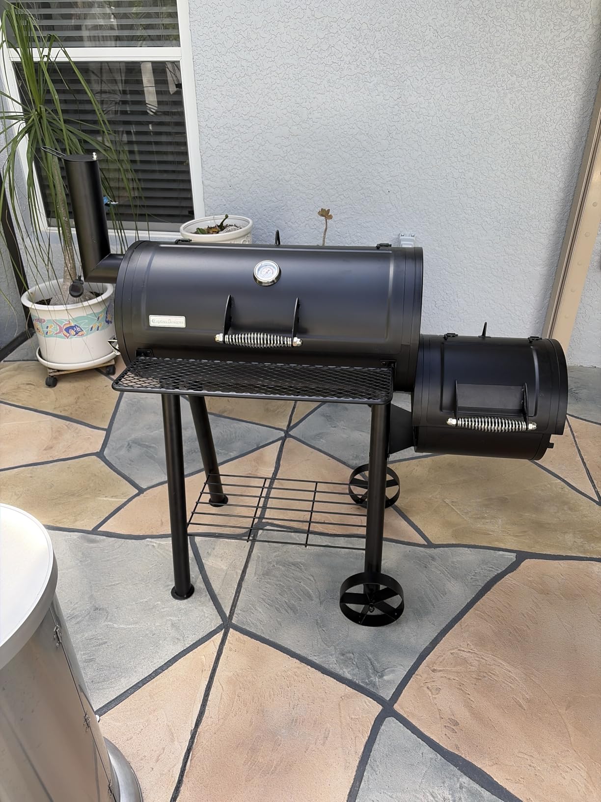 Sophia & William Heavy-Duty Charcoal Outdoor Smoker Grills, Extra Large Offset Smoker (941 SQ.IN. Cooking Area), Charcoal Grill & Smoker Combo for BBQ Patio Cooking customer photo 1