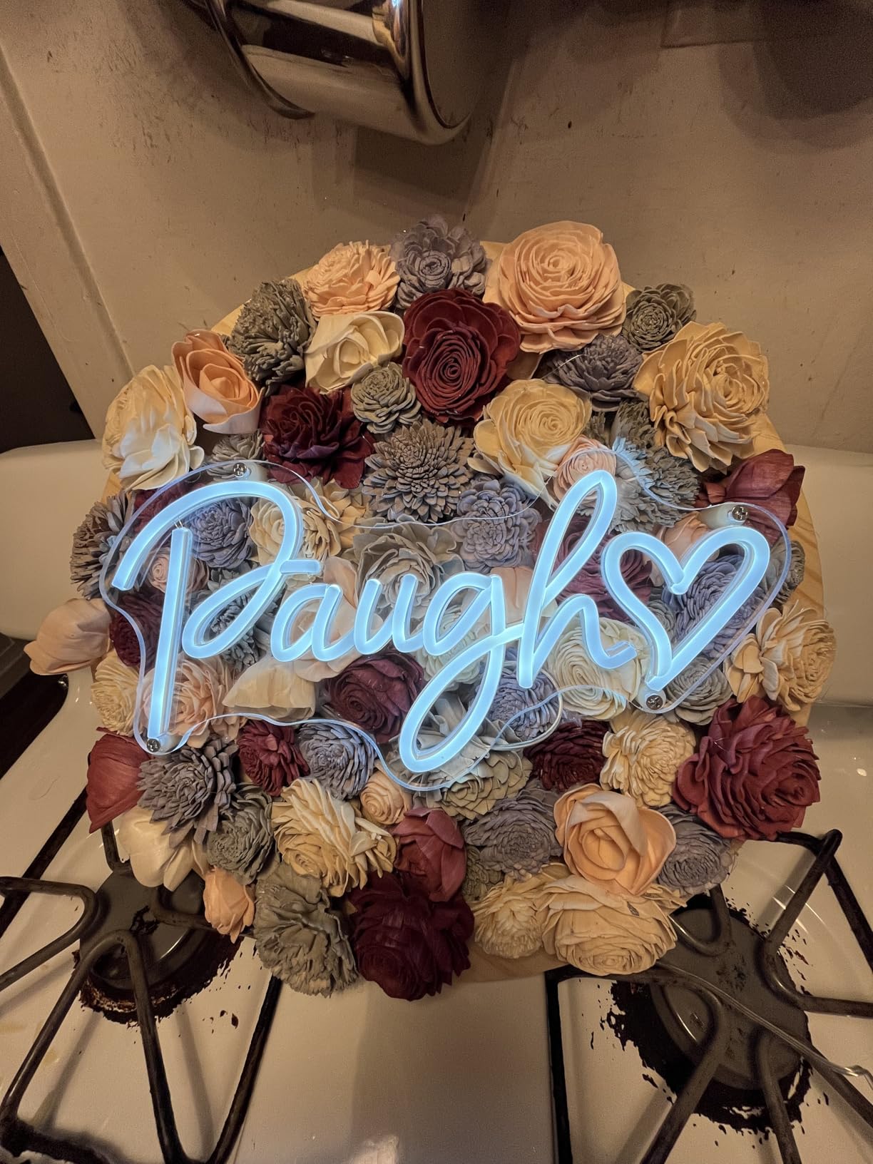 Custom Neon Signs, Personalized Large LED Neon Lights Sign for Wall Decor Wedding Birthday Party Bedroom Bar Shop Name Logo customer photo 1