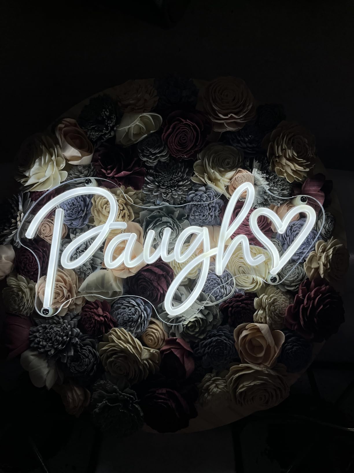 Custom Neon Signs, Personalized Large LED Neon Lights Sign for Wall Decor Wedding Birthday Party Bedroom Bar Shop Name Logo customer photo 2