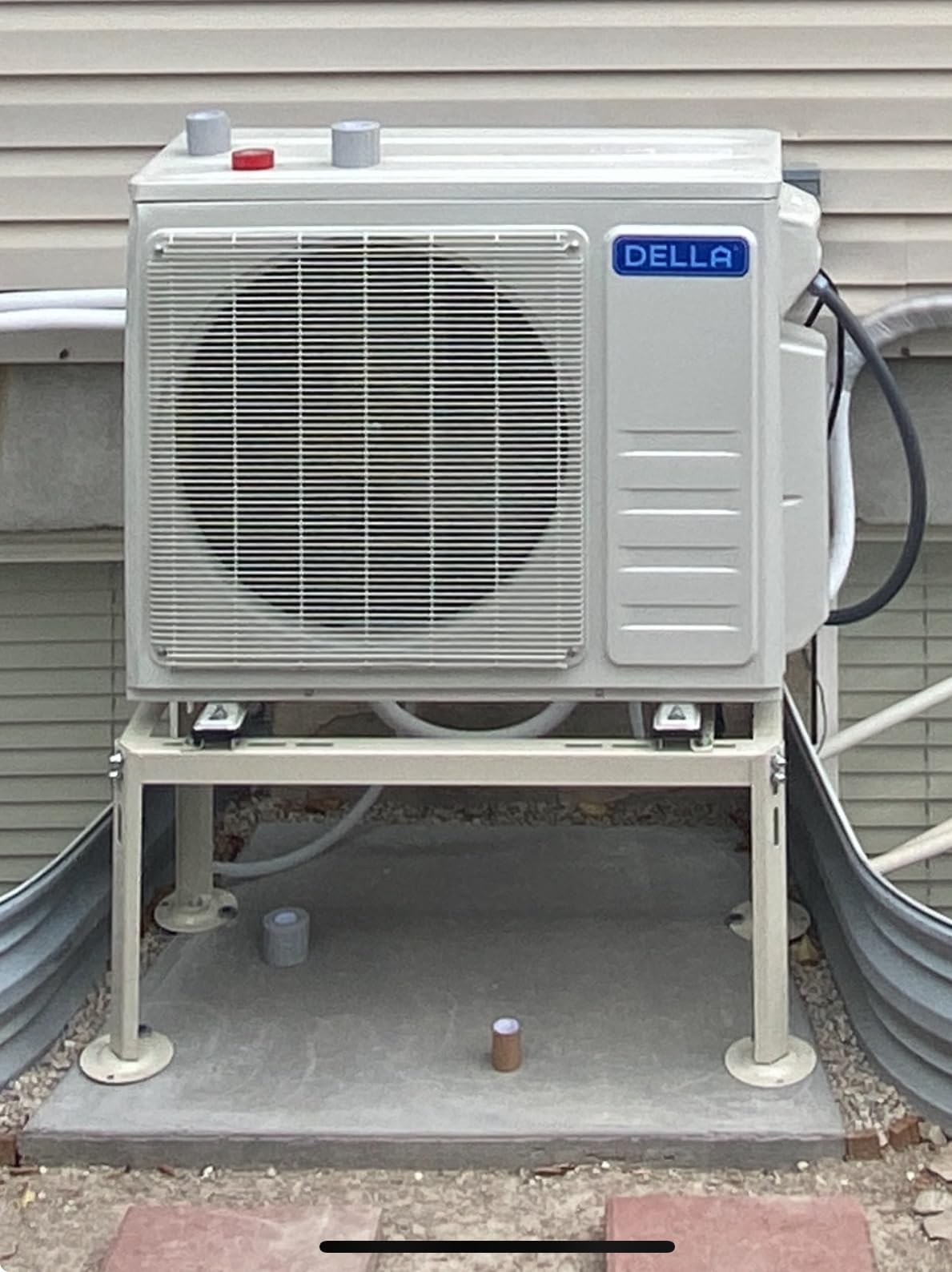 DELLA 20K BTU ODU 2 Dual Zone 9000 9000 BTU Wifi Mini Split AC Work with Alexa, Energy Efficient, 20 SEER2 208-230V Cools Up to 800 Sq.Ft Multi Zone Ductless Pre-Charged Heat Pump, 16ft Installation customer photo 1