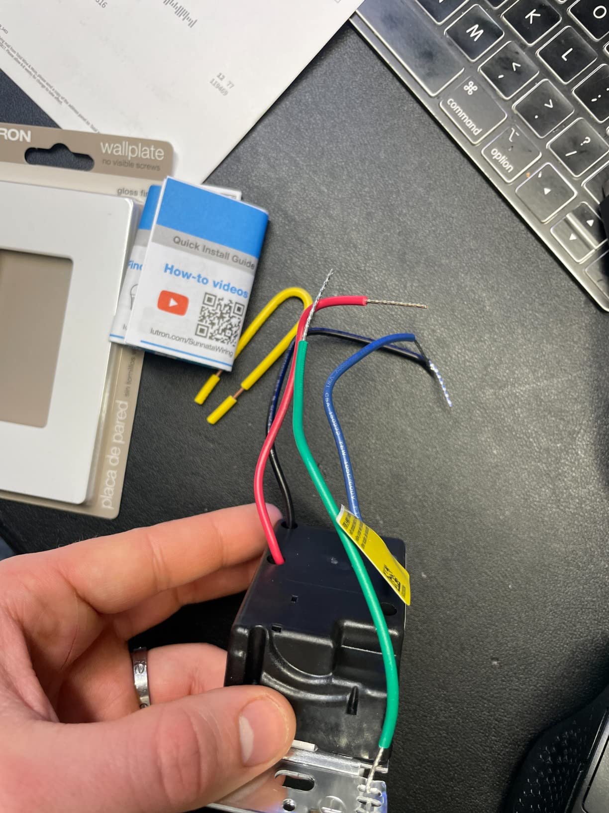 Sunnata Touch Dimmer Light Switch with Wallplate, LED+ Advanced Technology for LED and Incandescent, 3 Way/Multi Location, STCL-153MW-WH, White customer photo 2