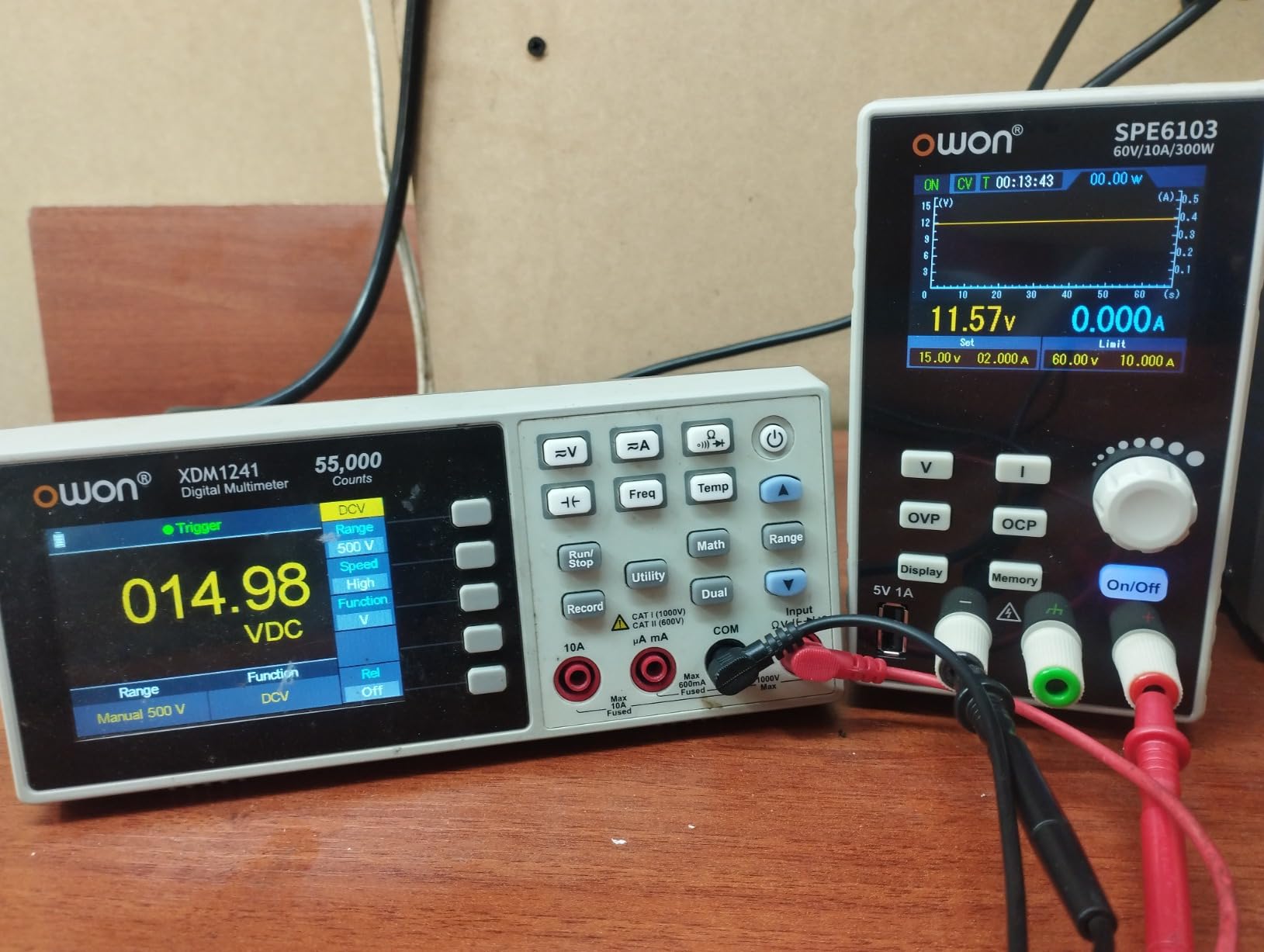 OWON SPE3103 Programmable Lab Power Supply (0-30V 0-10 A),300w Bench DC Power Supply with 2.8 inch LCD Display and Output Enable/Disable Button,Single Channel Output with PC Software and USB Charging customer photo 1