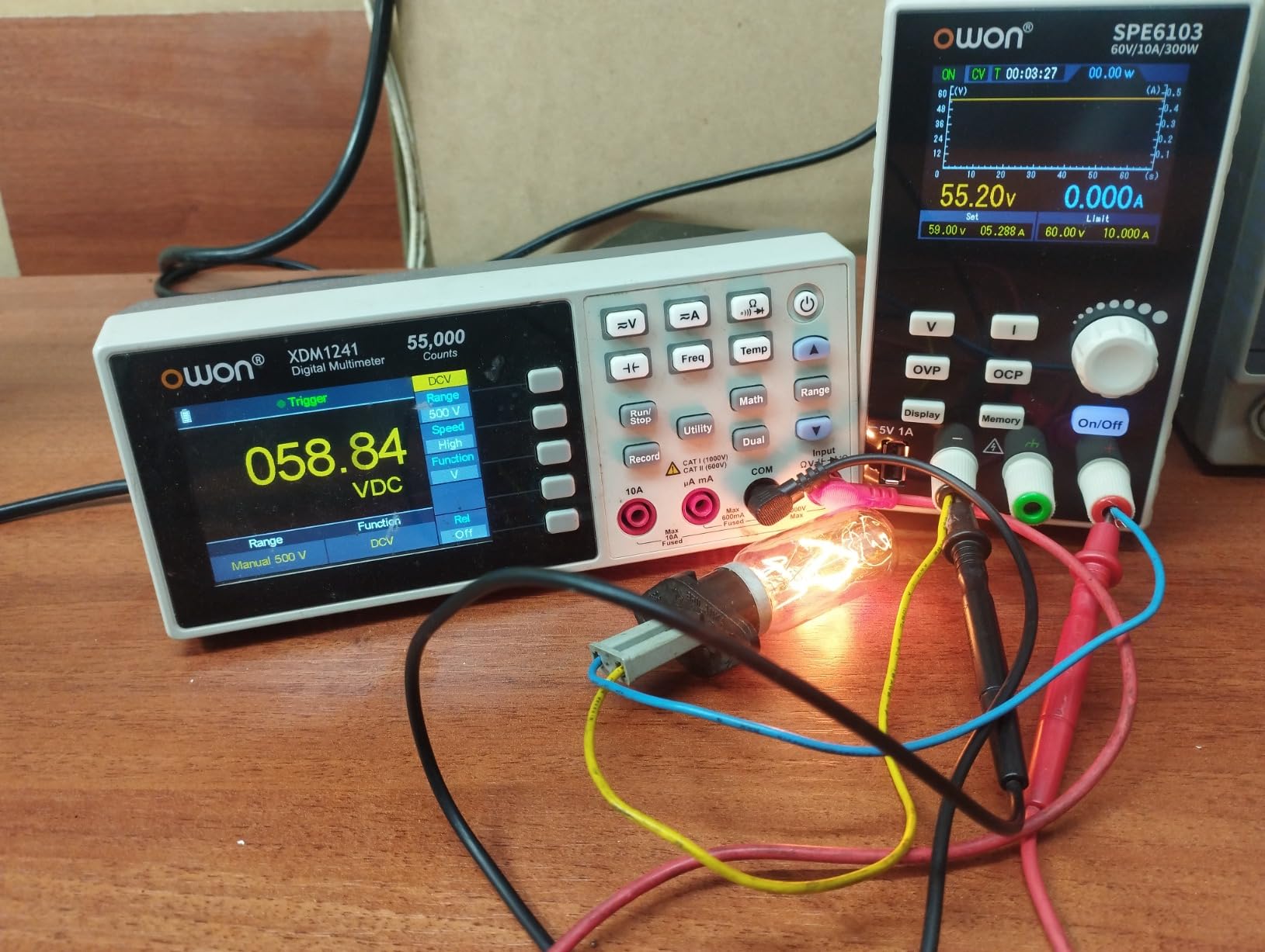 OWON SPE3103 Programmable Lab Power Supply (0-30V 0-10 A),300w Bench DC Power Supply with 2.8 inch LCD Display and Output Enable/Disable Button,Single Channel Output with PC Software and USB Charging customer photo 2