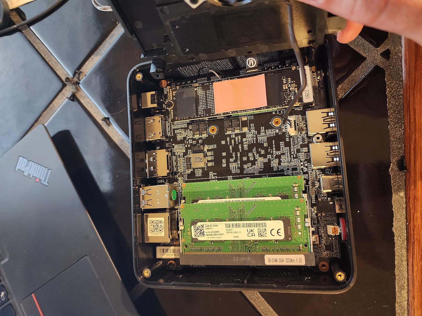 Beelink SER5 PRO Mini PC Ryzen 7 5850U (8C/16T, Turbo 4.4GHz), 16GB DDR4 RAM 500GB PCIe3.0 SSD, 2.5G LAN, Triple Display customer photo 2