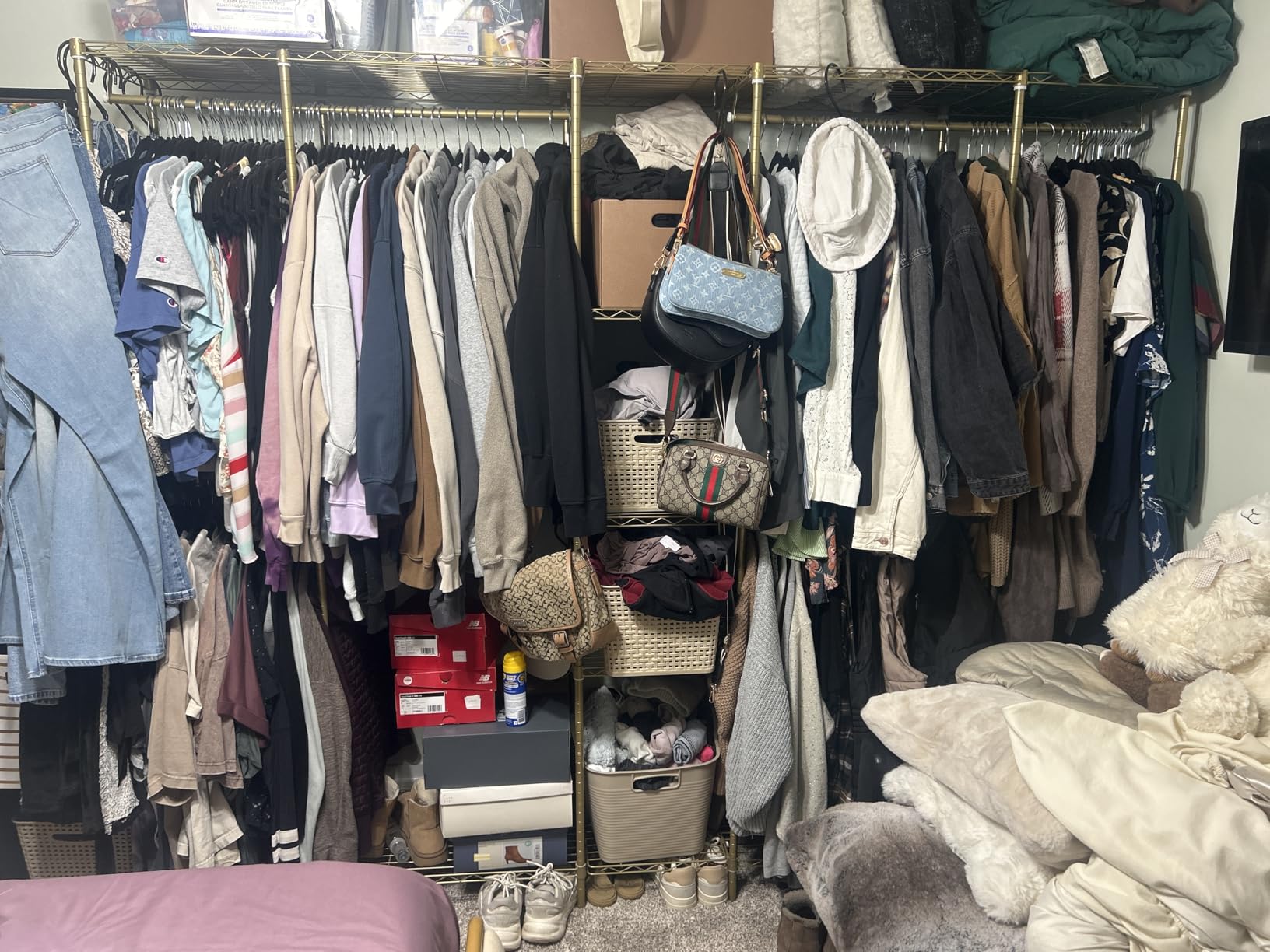 VIPEK V50 Heavy Duty Clothes Rack, Extra Large Freestanding Garment Rack with Adjustable Shelves, Open Closet Storage System for Bedroom, Reach-in/Walk-in Closet, 1300 lbs Capacity, Black customer photo 1