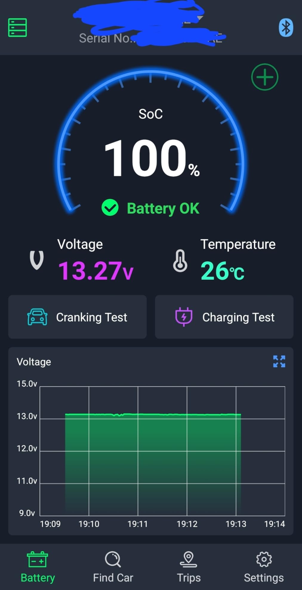 ANCEL BM200-US Car Battery Tester 12V Automotive Battery Monitor Bluetooth Auto Battery Load Tester with Cranking Charging Test Alarm Record Voltage History Voltmeter for Car/RV/Motorcycle/Truck/Boat customer photo 1