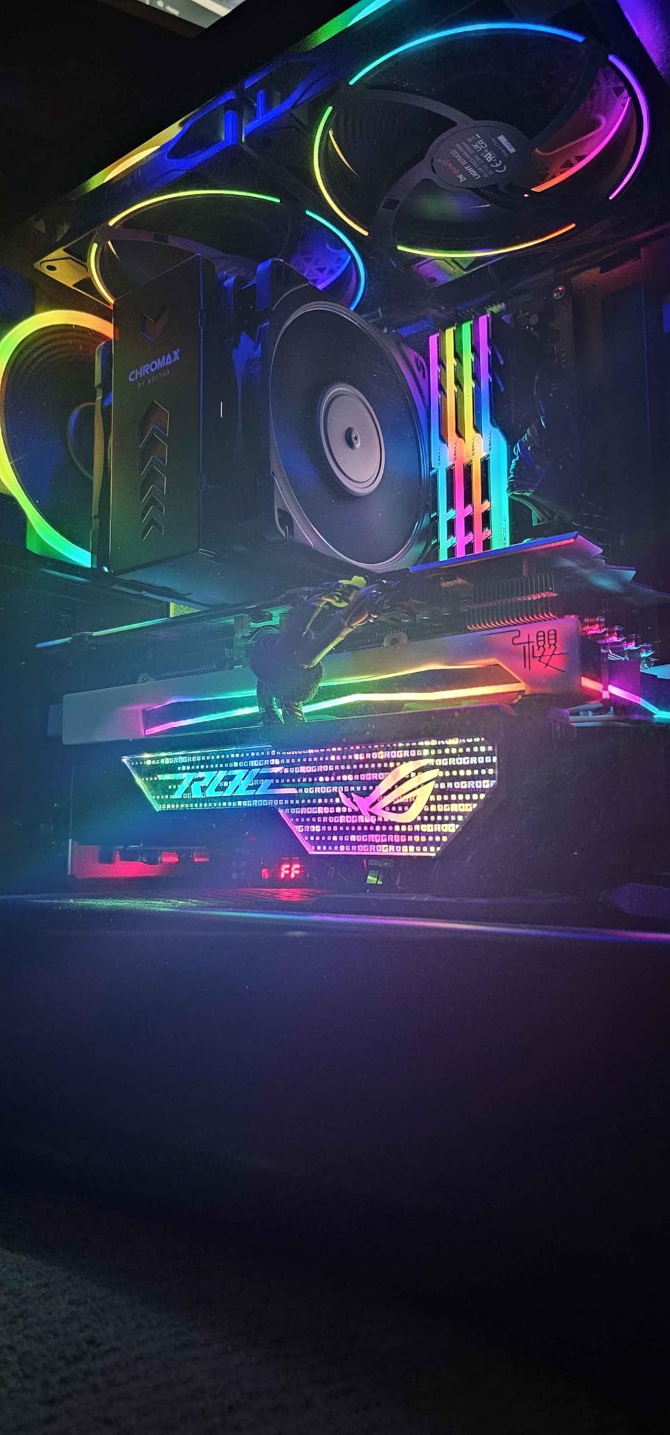 be quiet! Light Wings White 140mm PWM High Speed Triple Pack Premium ARGB Cooling Fan | 4-Pin | BL103 customer photo 2