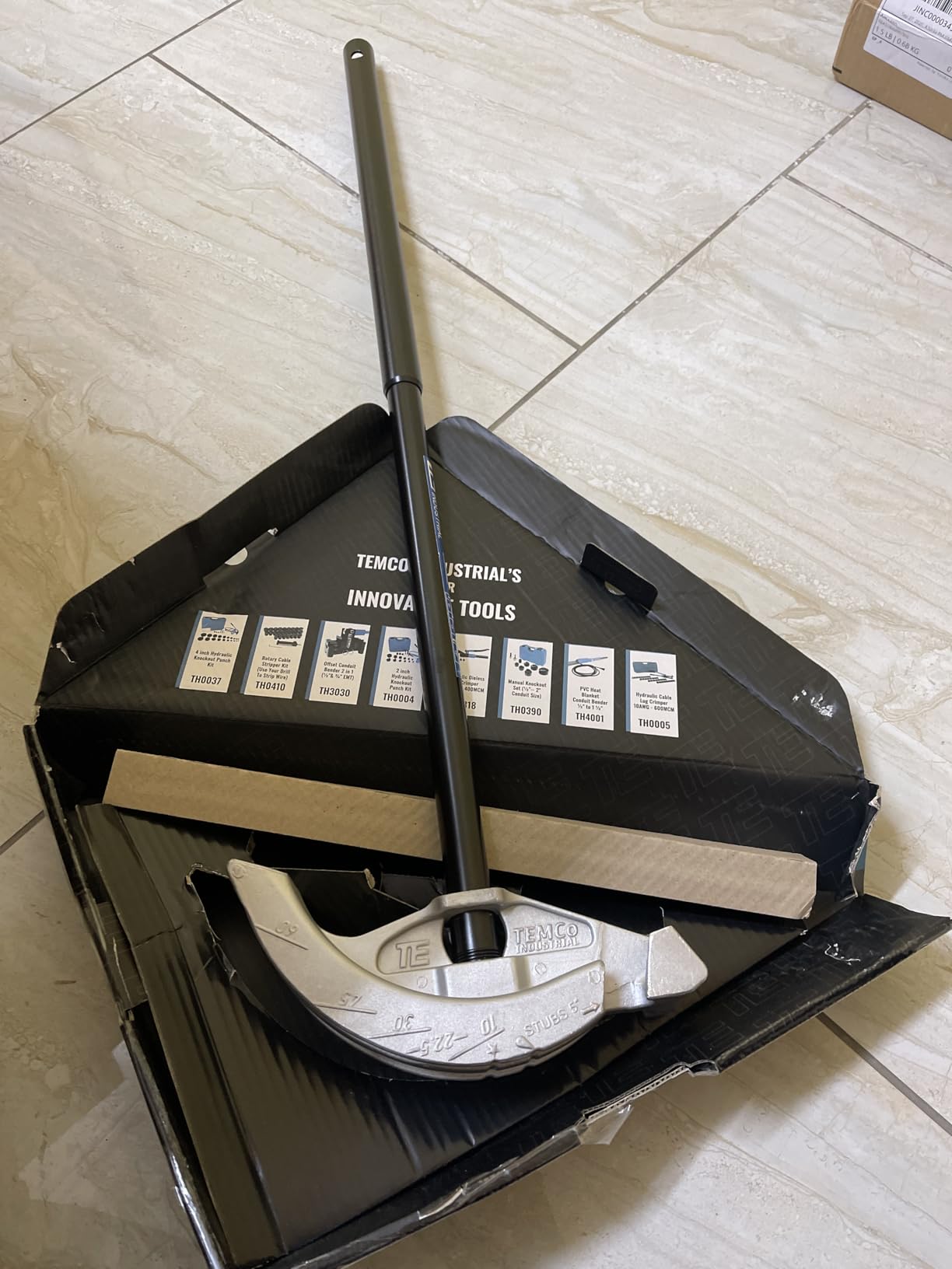 TEMCo 2 in 1 Dual Shoe Conduit Bender - 1/2