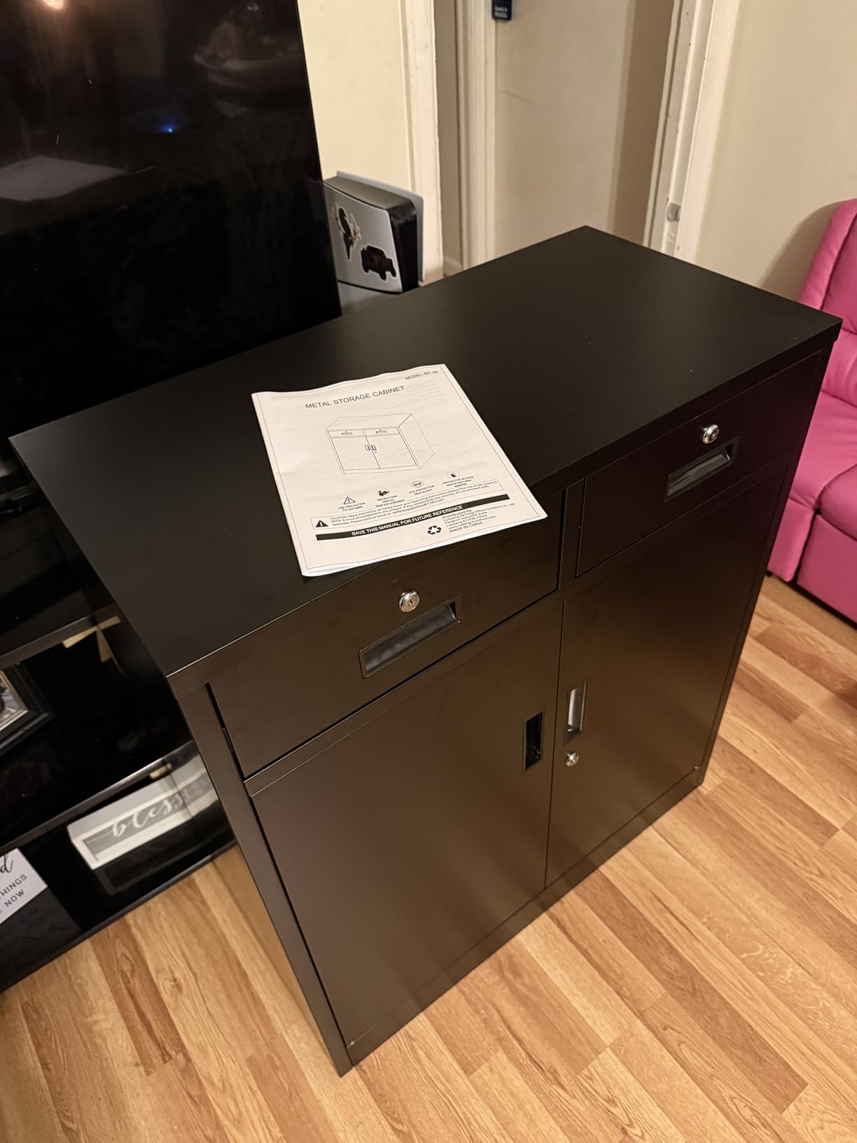 Metal Storage Cabinet, 36