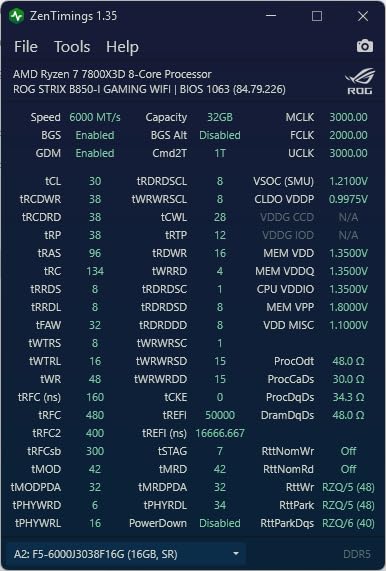 G.SKILL Flare X5 Series DDR5 RAM (AMD EXPO) 32GB (2x16GB) 6000MT/s CL30-38-38-96 1.35V Desktop Computer Memory U-DIMM - Matte Black customer photo 2