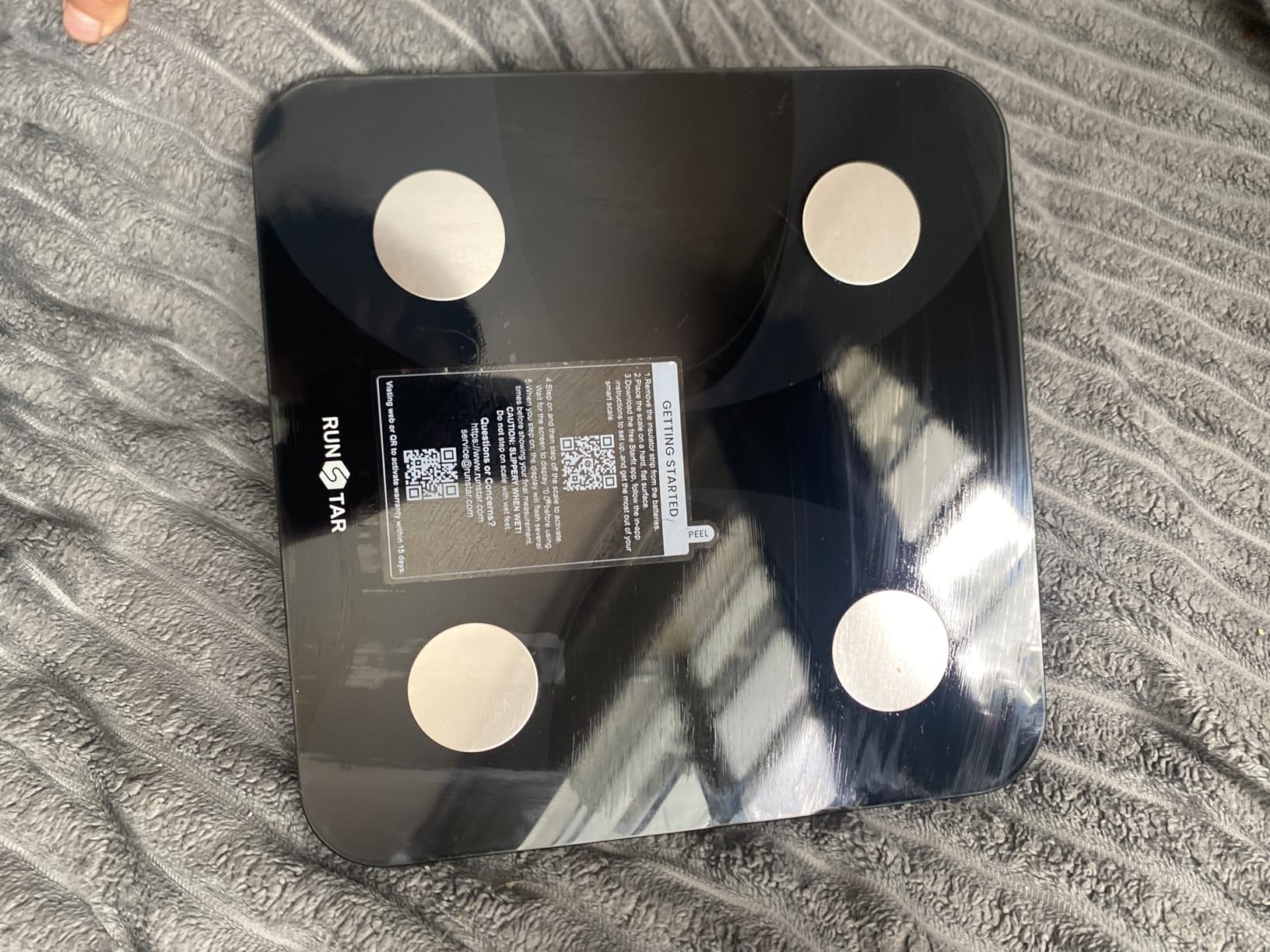 Scale for Body Weight and Fat Percentage, RunSTAR Digital Accurate Bathroom Smart Scale with Large Display, FSA&HSA Eligible 13 Body Composition Analyzer Sync App customer photo 1