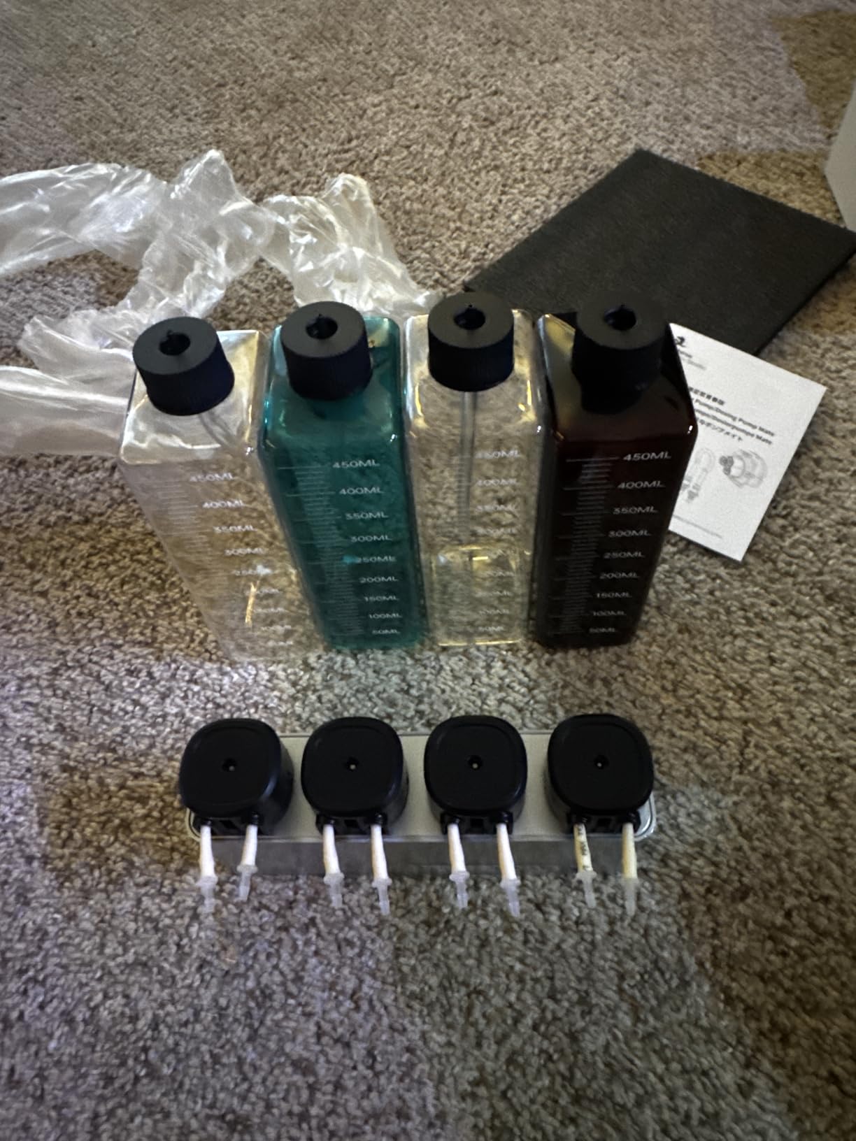 Chihiros Dosing Pump System - 4-Channel Automatic Aquarium Doser with Smart App Operation for Precision Nutrient Delivery, 4 Dosing Containers, Holder & Tubing for Reef Tank & Freshwater Setups customer photo 1