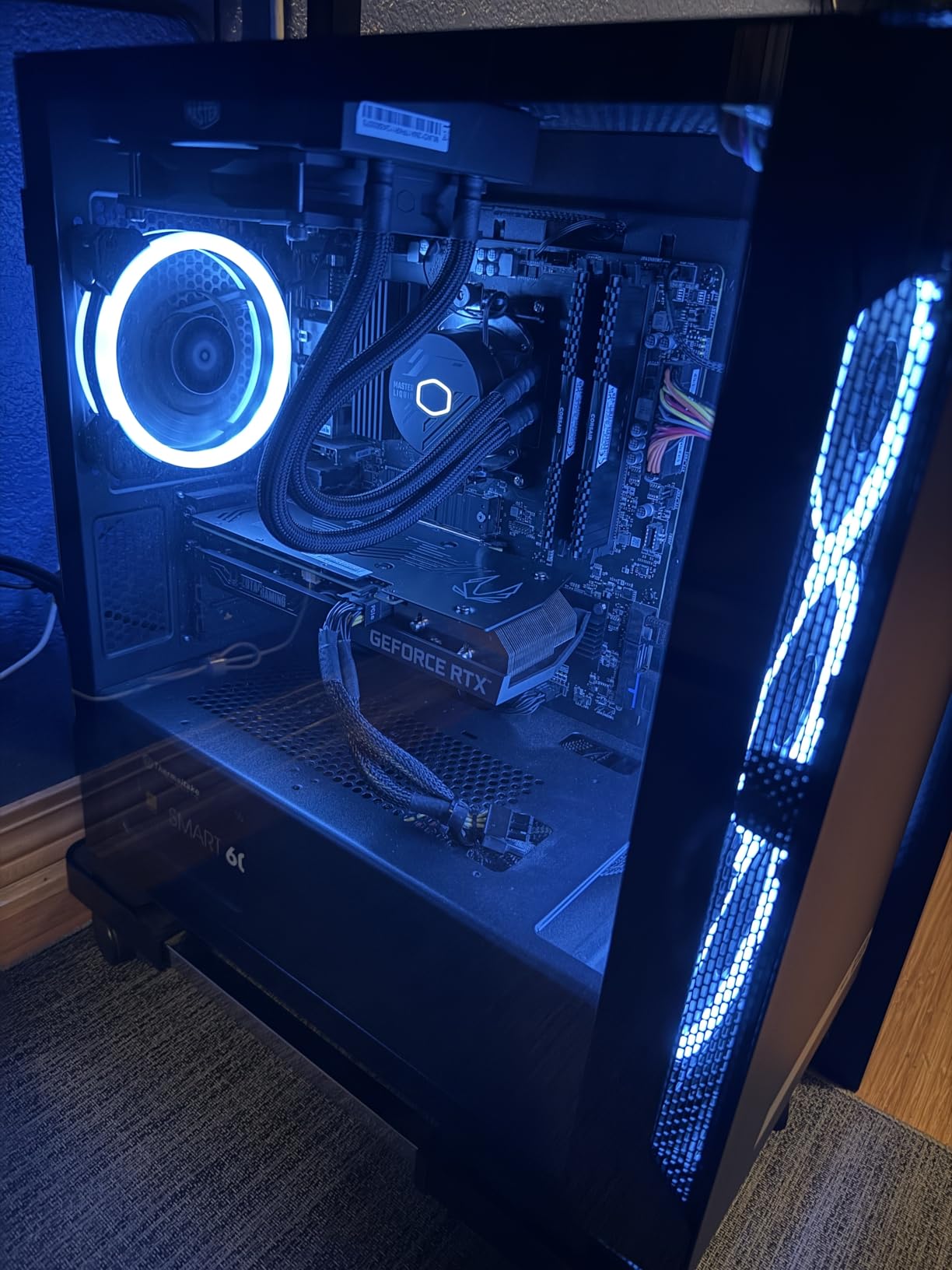 Cooler Master 240L Core AIO CPU Liquid Cooler - 240mm Radiator, 2x ARGB PWM Fans, Patented Gen S Dual-Chamber Pump, Quiet Cooling & Easy Installation, AMD AM5/AM4 & Intel LGA 1851/1700, White customer photo 2