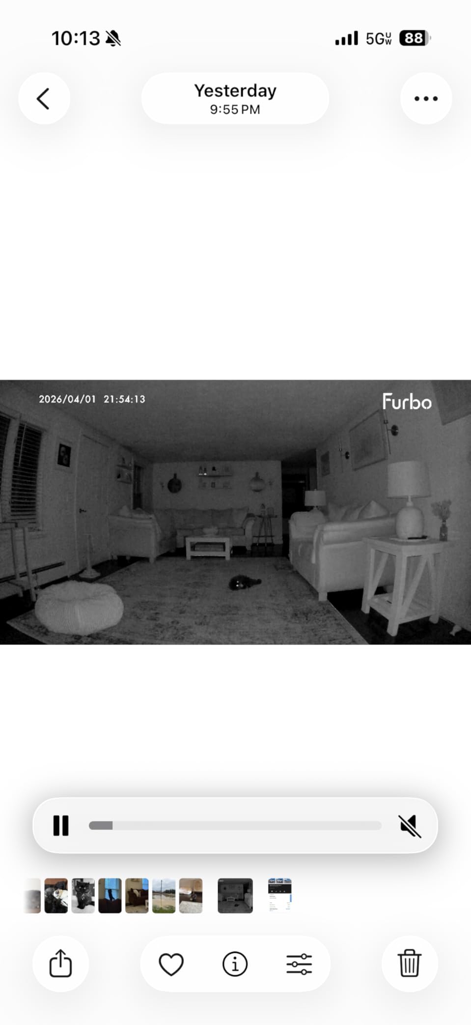 Furbo 360° Cat Camera: Pet Security Cam w/Meowing Alerts, Rotating View, Treat Toss w/Phone App, Smart Home Kitty Monitoring, 2-Way Speaker, No Subscription Needed. Standard See, Talk, & Toss Features customer photo 2