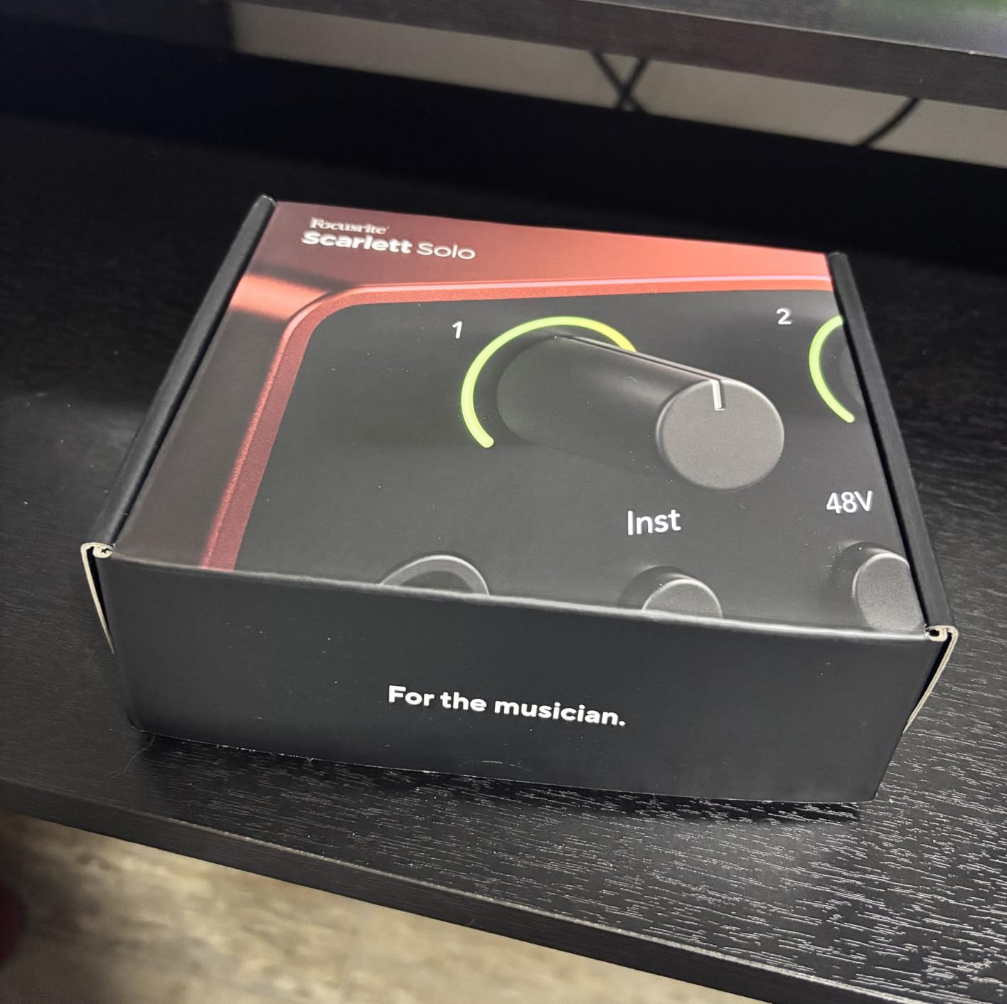 Focusrite Scarlett Solo 4th Gen USB Audio Interface for Guitarist, Vocalist, or Producer customer photo 1