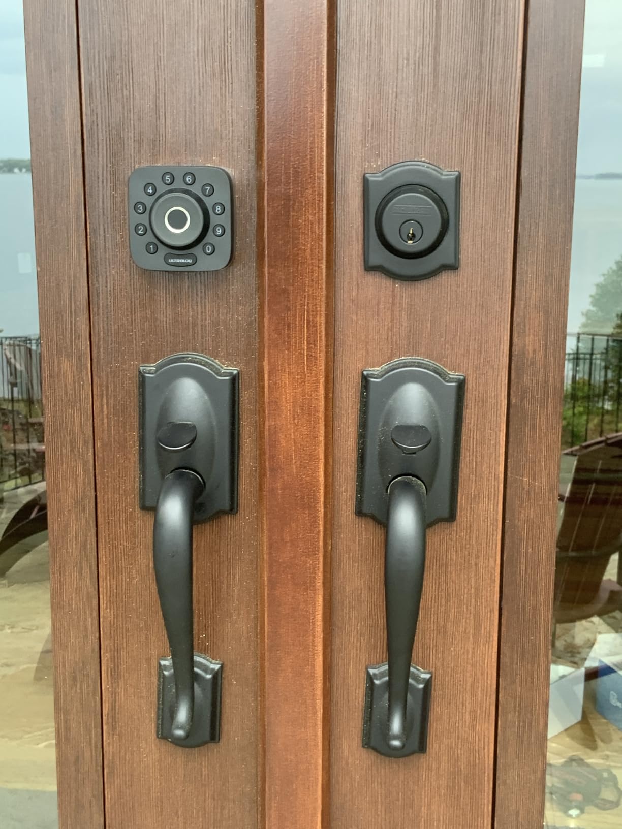 ULTRALOQ U-Bolt Pro WiFi Smart Lock with Door Sensor, 8-in-1 Keyless Entry Door Lock with Fingerprint ID, App Remote Control, Built-in WiFi Keypad Deadbolt, Auto Unlock, IP65 Waterproof, Easy Install customer photo 1