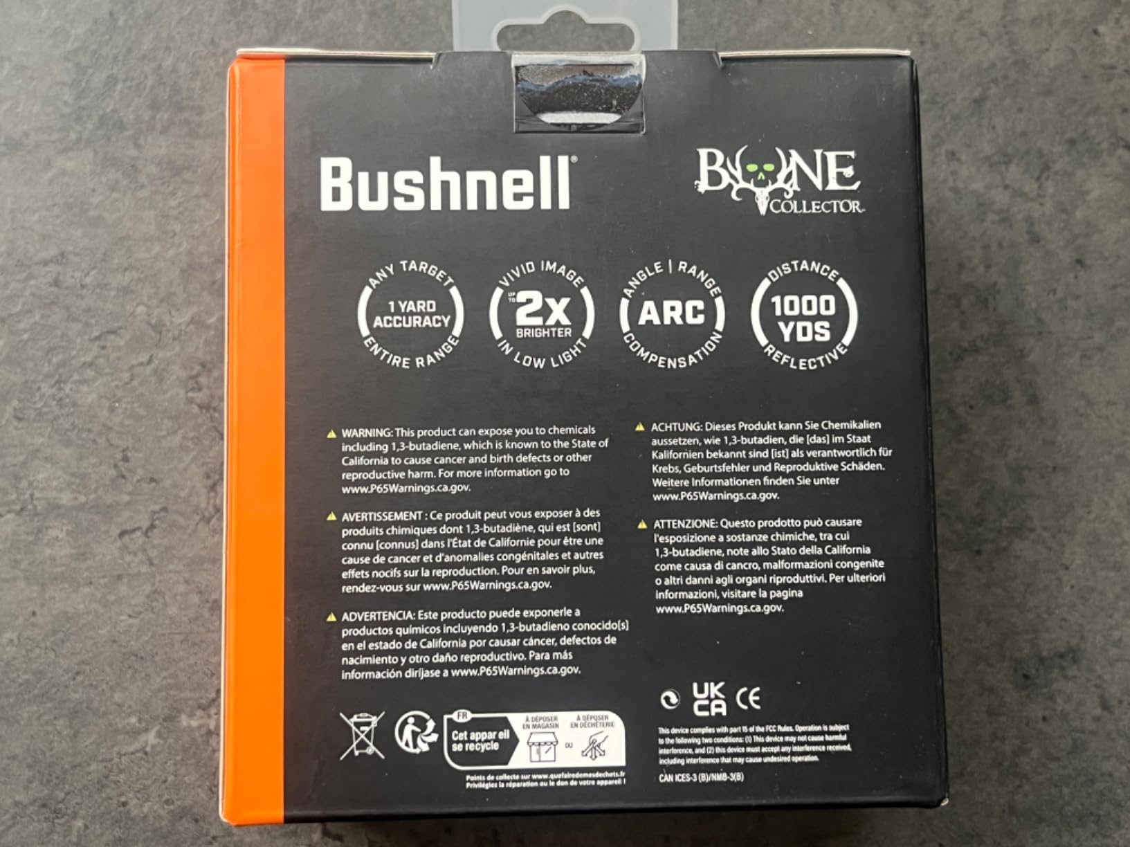 Bushnell Bone Collector 1000 Rangefinder, Hunting Range Finder with Angle Range Compensation for Shooting and Hunting customer photo 2