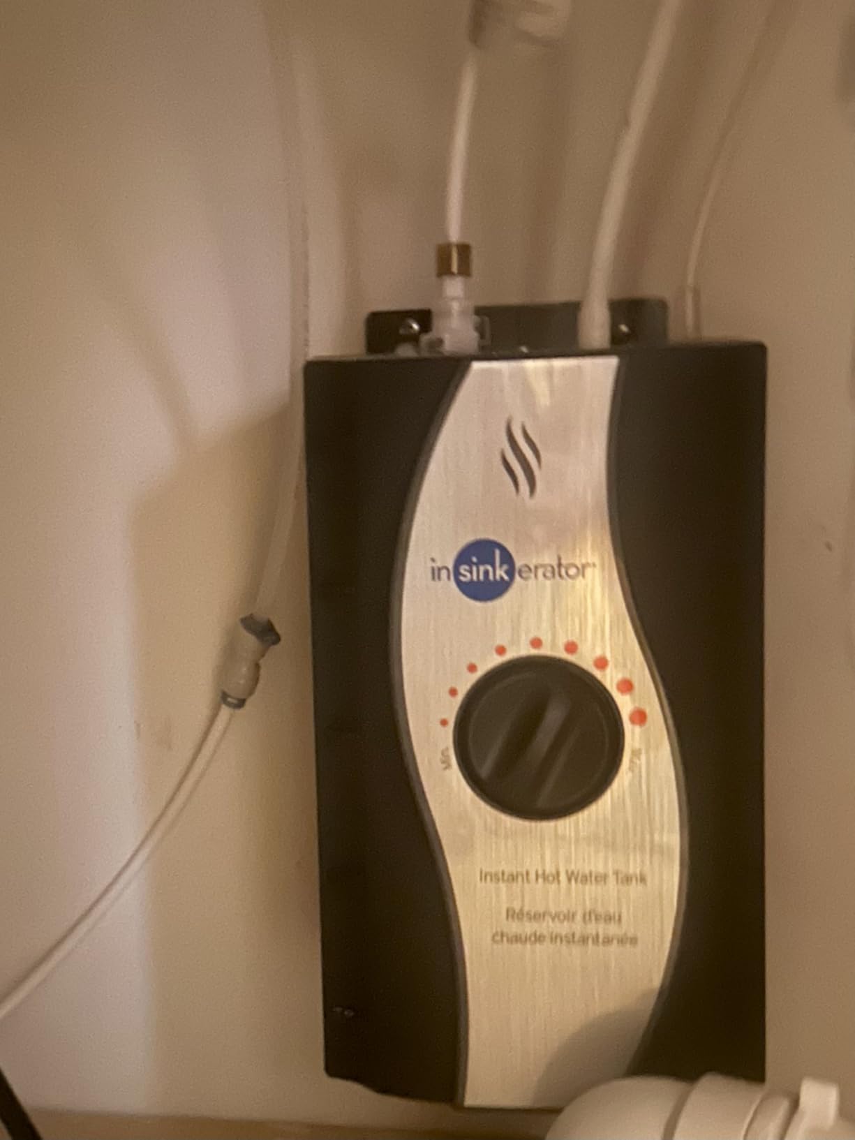 InSinkErator HOT250 Instant Hot Water Dispenser System, Single-Handle Faucet in Satin Nickel with 2/3-Gallon Stainless Steel Tank customer photo 2