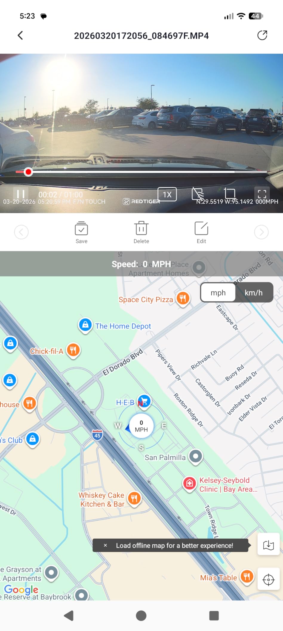 REDTIGER 4K STARVIS 2 Dash Cam Front and Rear, 5GHz WiFi 20MB/s Download, 128GB Card Included, Voice Control, Dash Camera for Cars with 3.18