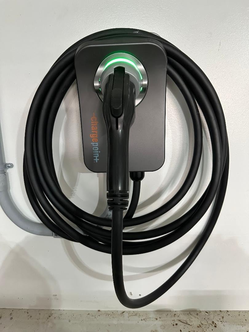 ChargePoint HomeFlex Level 2 EV Charger J1772 - Fast Smart Battery Power Charging at Home - Hardwired for Electric Car customer photo 1