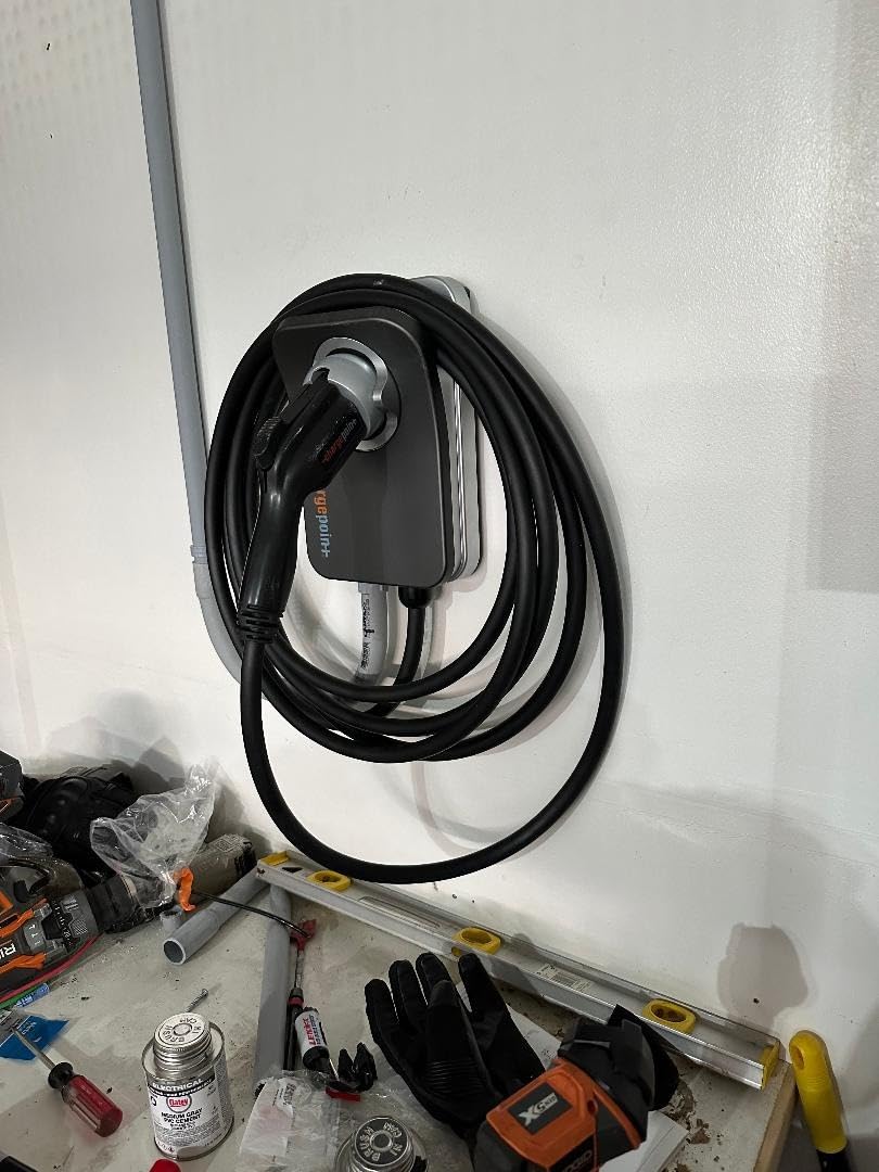 ChargePoint HomeFlex Level 2 EV Charger J1772 - Fast Smart Battery Power Charging at Home - Hardwired for Electric Car customer photo 2