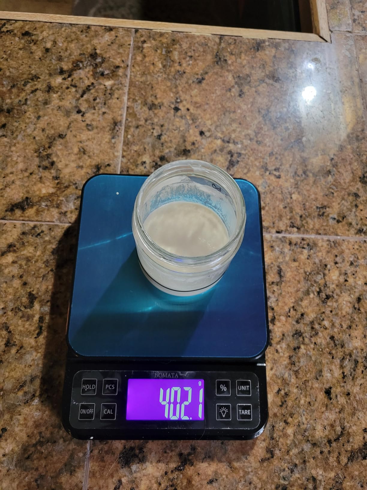 BOMATA Large Kitchen Scale with 0.1g/0.001oz High Precision, 5kg/11lb Bakery Scale with Percentage Function, USB Rechargeable, Full-View Angle LCD with Backlight, Stainless Steel Pan customer photo 2