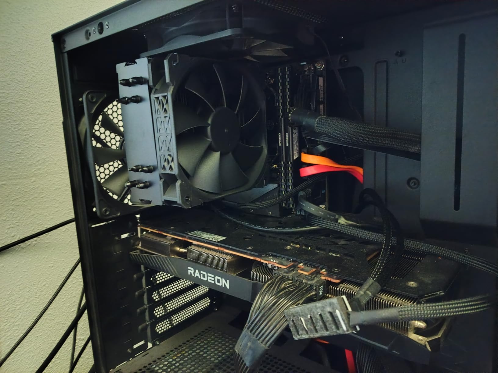 DARKROCK PX4 CPU Air Cooler High-Performance 4 Copper Heat Pipes, 120MM PWM Fan Low Noise - Intel LGA 1851/1700/1200/115X, AMD AM5/AMD4 All Black customer photo 1