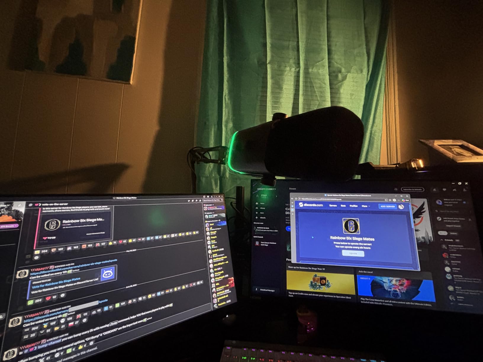 FIFINE XLR/USB Gaming Microphone Set, Dynamic PC Mic for Streaming Podcasting, Computer RGB Mic Kit with Boom Arm Stand, Mute Button, Headphones Jack, for Recording Vocal Voice-Over-AmpliGame AM8T customer photo 2