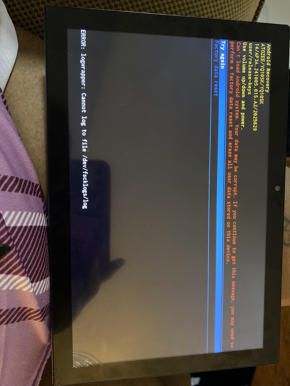 COOPERS Tablet 10 inch, Android 15 Tablet, 32GB ROM 1TB Expand Computer Tablets, Quad Core Processor 6000mAh Battery, 1280x800 IPS Touch Screen, 2+8MP Dual HD Camera, Bluetooth WiFi Tablets PC customer photo 2