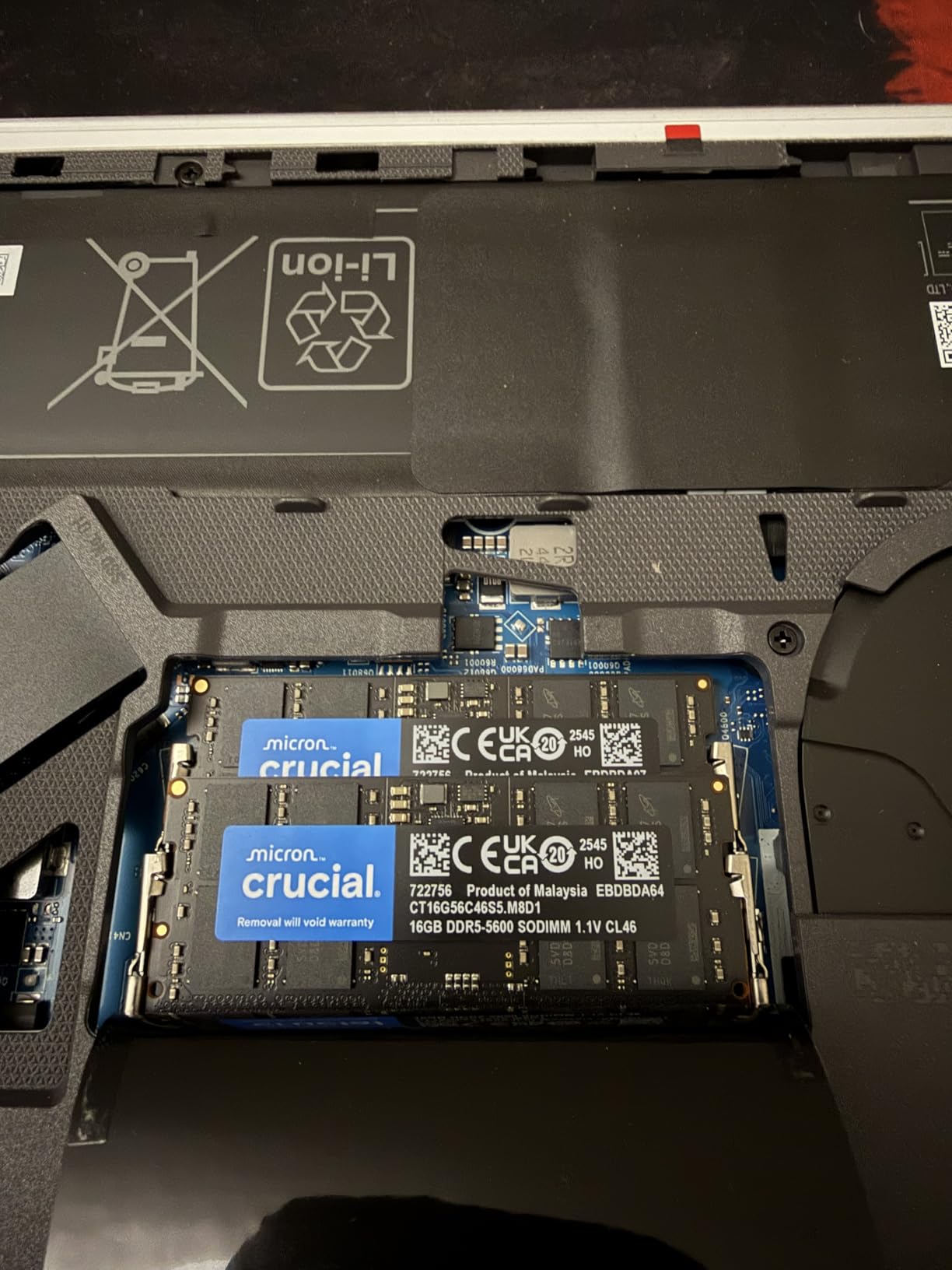 Crucial 48GB DDR5 RAM, 5600MHz (or 5200MHz or 4800MHz) Laptop Memory Kit, SODIMM 262-Pin, Compatible with 13th Gen Intel Core and AMD Ryzen 6000 customer photo 1