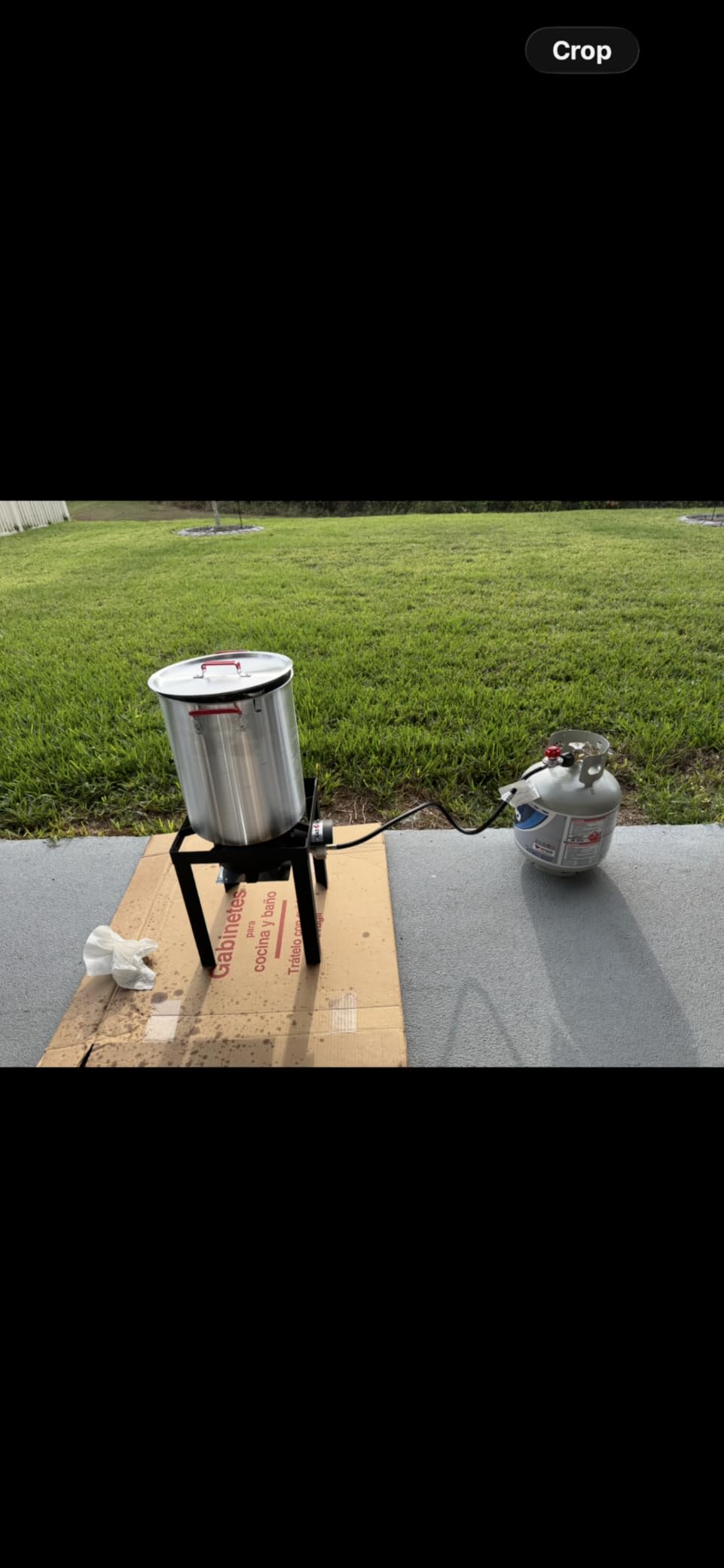 GasOne 30QT Turkey Fryer and 10QT Fish Fryer Set, Seafood Boil Steamer, Crawfish Boiler, Outdoor Cooker for Crab, Shrimp, Lobster, Complete Black Fryer Kit for Holiday and Seasonal Cooking customer photo 1