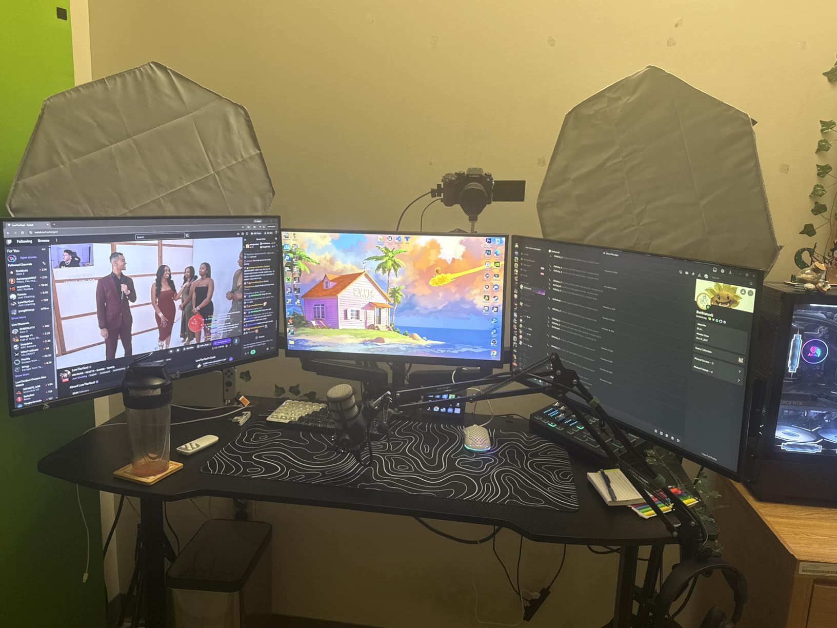 ViprTech Overlord Wood Gaming PC - AMD Ryzen 7 (4.4Ghz Turbo), RTX 5050 8GB, 16GB DDR4 RAM, 1TB SSD, 700W PSU, Black Wood Case, RGB Keyboard Mouse, VR-Ready, WiFi BT, Computer Tower Prebuilt customer photo 2