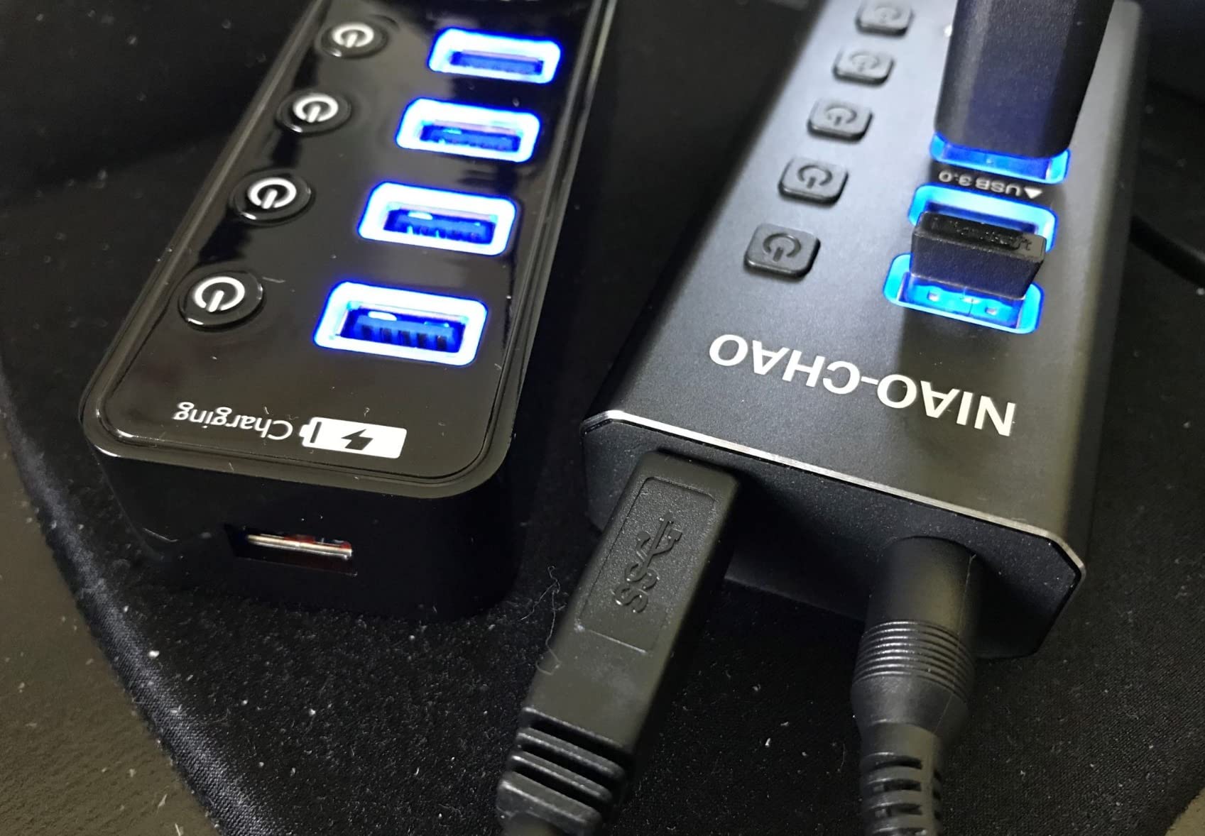 Powered USB Hub 3.2, LEINSIS 10-Port USB 3.2/USB C Hub (10Gbps USB-A 3.2 +2 USB-C 3.2 +7 USB 3.0 Ports) with Individual On/Off Switches and 12V Power Adapter, Aluminum USB Hub Powered for Laptop PC customer photo 2