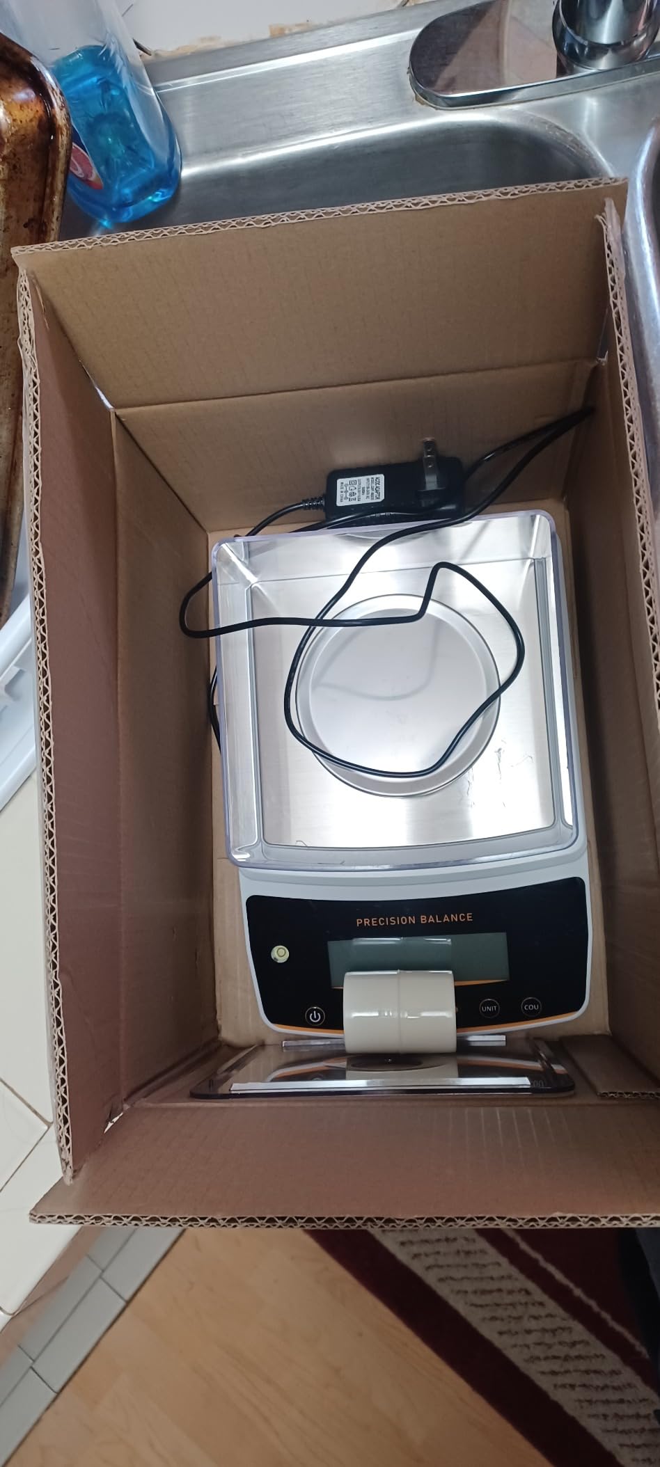 Bonvoisin Lab Analytical Balance 500g x 0.001g Precision Digital Scale .001 Gram Accuracy Laboratory Scientific Milligram Scale 17 Units Selectable customer photo 1