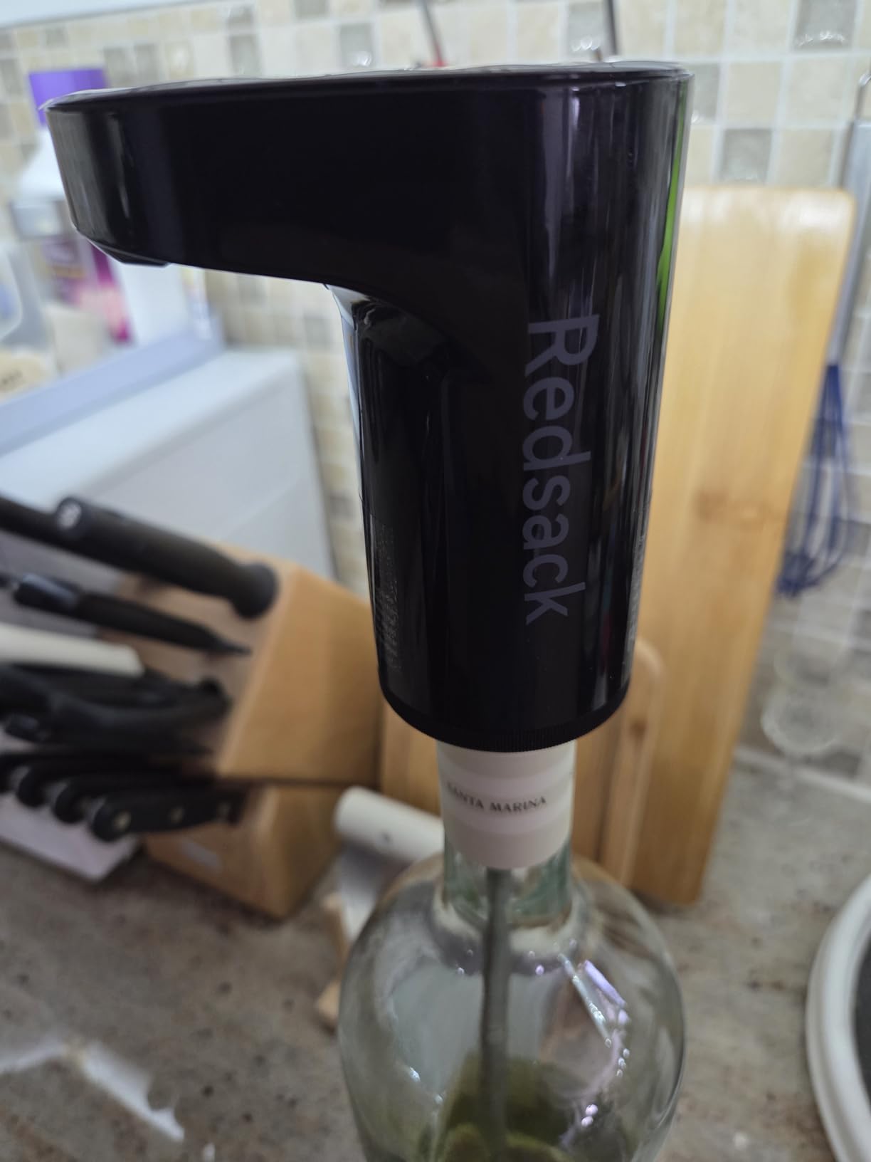 5-in-1 Electric Wine Decanter & Smart Liquor Dispenser - Easter Party Essential | Automatic Aerator with 1-999ml Precision Dosing | Easter Gift for Wine Lovers, Whiskey Enthusiasts & Hosts (Black) customer photo 2