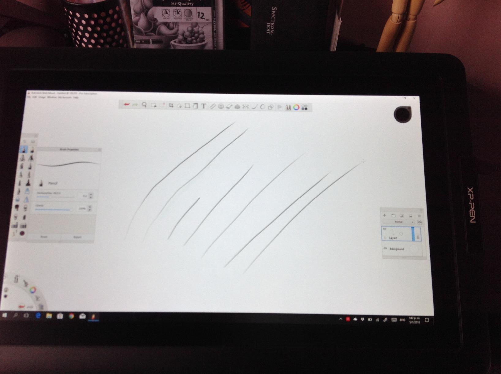 XPPen Artist Pro 16 Gen2 2.5K 16 inch QHD Drawing Tablet with Full Laminated Anti-Glare Screen 16384 Pressure Levels X3 Pro Battery-Free Stylus 159% sRGB Tilt Graphic Drawing Tablet customer photo 1