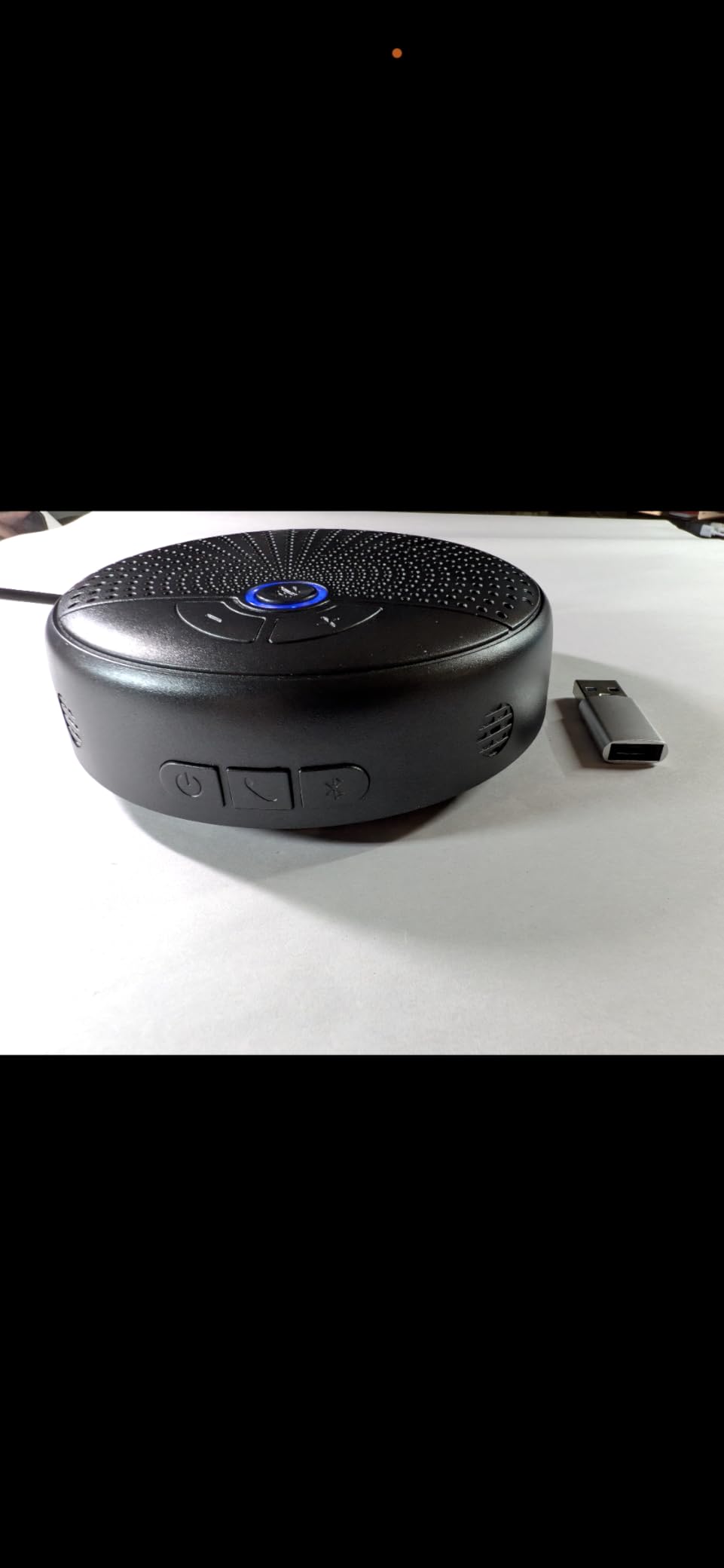 Conference Speaker and Microphone, 10 AI Mics 360° Voice Pick Up & Noise Reduction, USB Speakerphone for 10-15 People Conference Room, Compatible with Multi-Leading Platforms, Zoom, MS Team customer photo 1