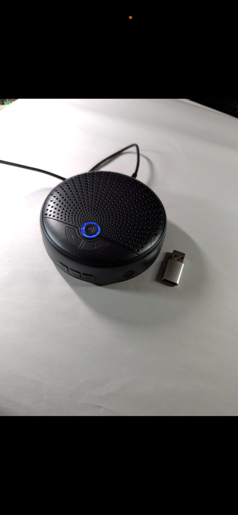 Conference Speaker and Microphone, 10 AI Mics 360° Voice Pick Up & Noise Reduction, USB Speakerphone for 10-15 People Conference Room, Compatible with Multi-Leading Platforms, Zoom, MS Team customer photo 2