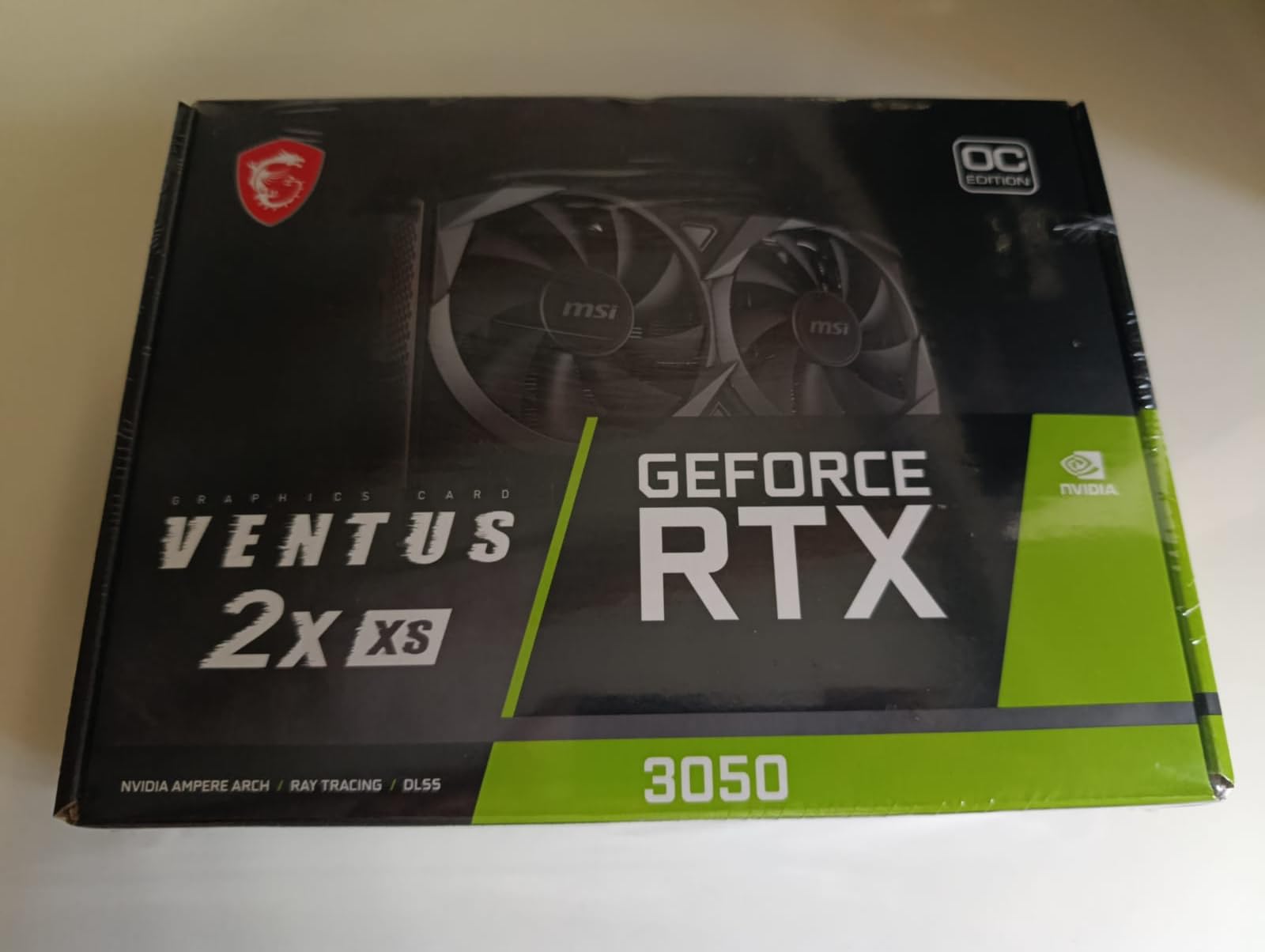 MSI Gaming GeForce RTX 3050 8GB GDRR6 Boost Clock: 1807 MHz 128-Bit HDMI/DP PCIe 4 Torx Twin Fans Ampere OC Graphics Card (RTX 3050 Ventus 2X XS 8G OC) customer photo 2