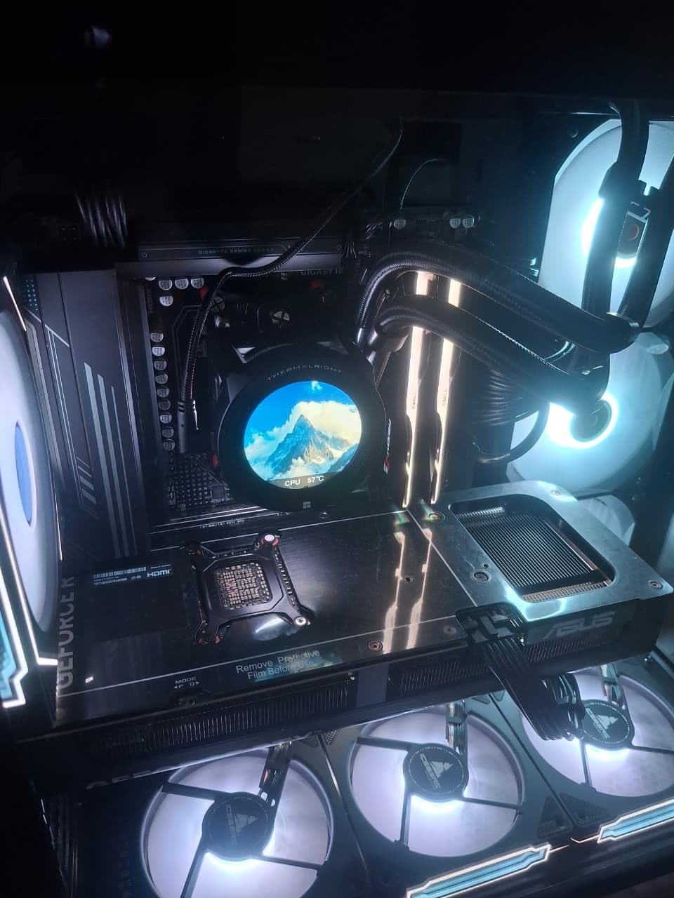 G.SKILL Trident Z5 RGB Series DDR5 RAM (Intel XMP 3.0 & AMD Expo) 64GB (2x32GB) 6000MT/s CL36-36-36-96 1.35V Desktop Computer Memory U-DIMM - Matte White customer photo 2