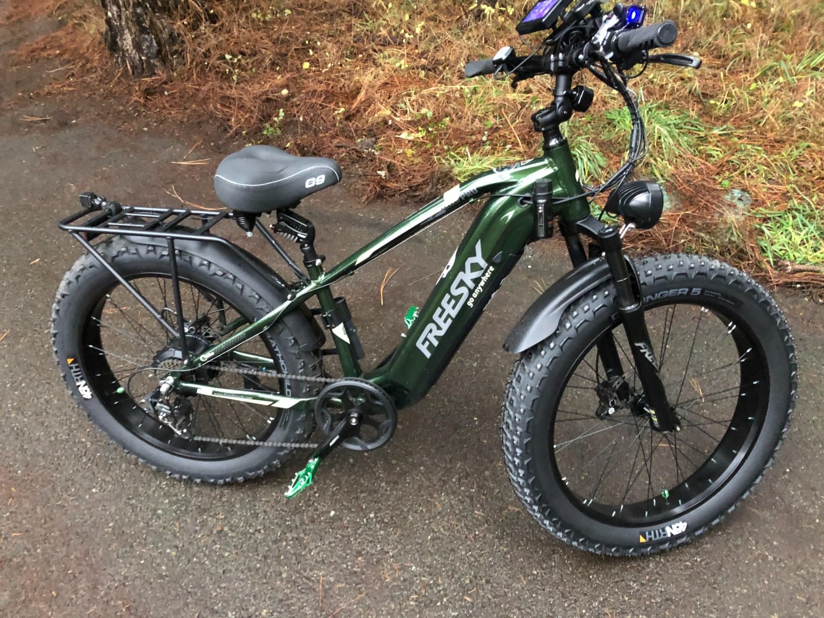 PARKVISION Bicycle Rear View Camera Recorder, 1080P Handlebar Bike Camera with 4.3'' HD Monitor, 110° Angle View, Night Vision, Backup/Front View Camera for Mountains,Ebikes customer photo 1