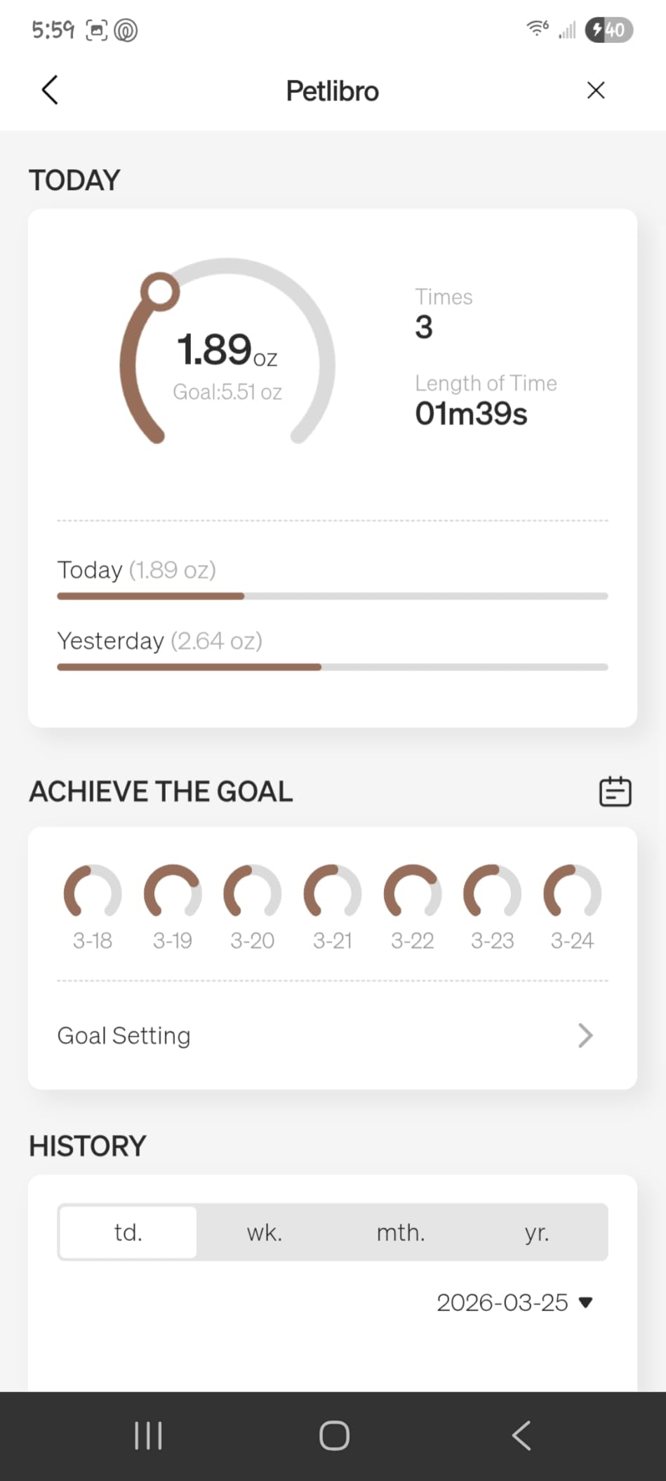 PETLIBRO Cat Water Fountain, App Monitoring Pet Fountains for Cats Indoor with Stainless Steel Tray, 2.5L/84oz Dockstream Automatic Water Dispenser for Drinking, 2.4G Wi-Fi Smart Bowl Inside customer photo 1